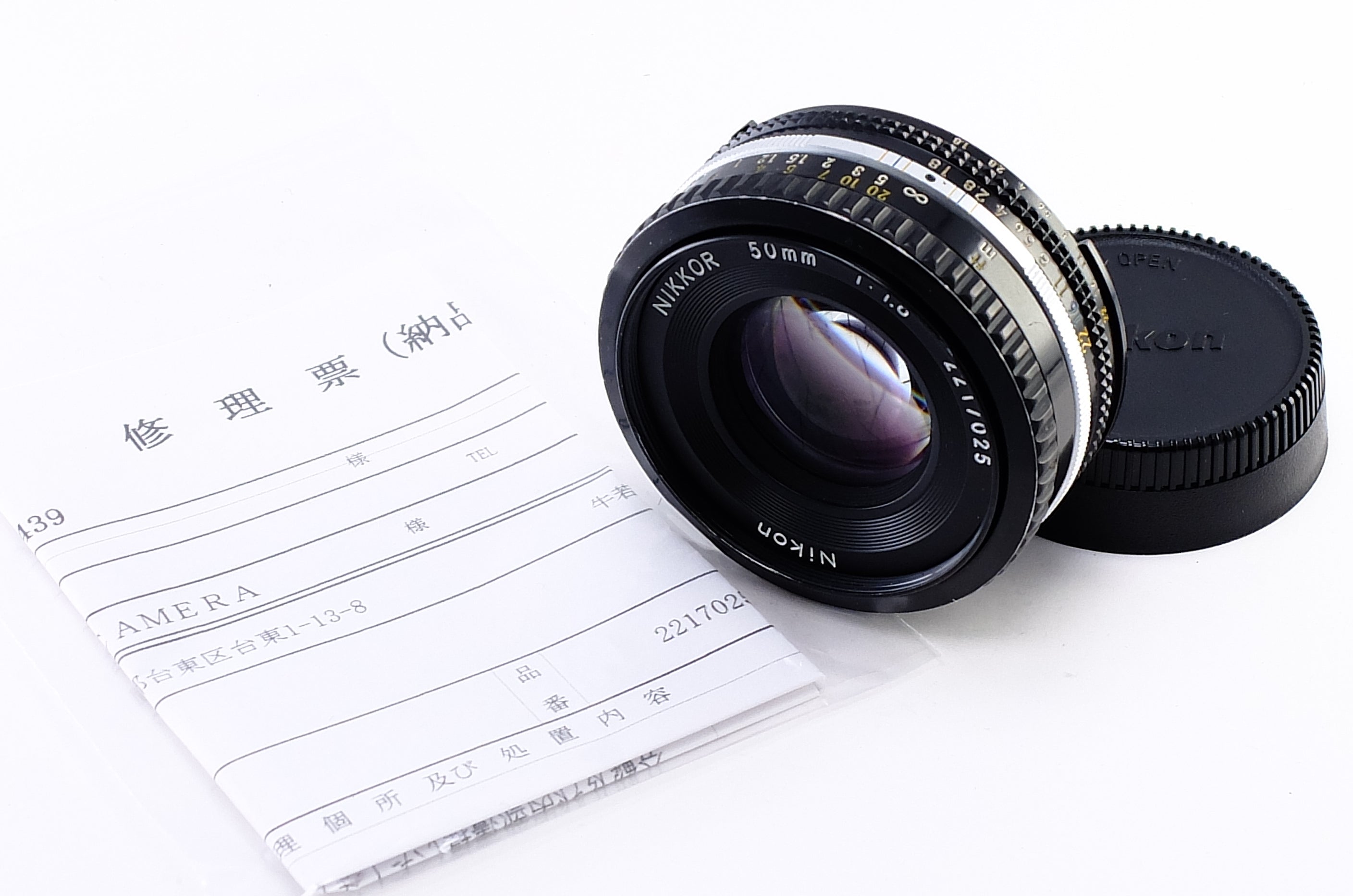 Nikon】Ai-s NIKKOR 50mm F1.8 OH済み [ニコンFマウント] – 東京CAMERA