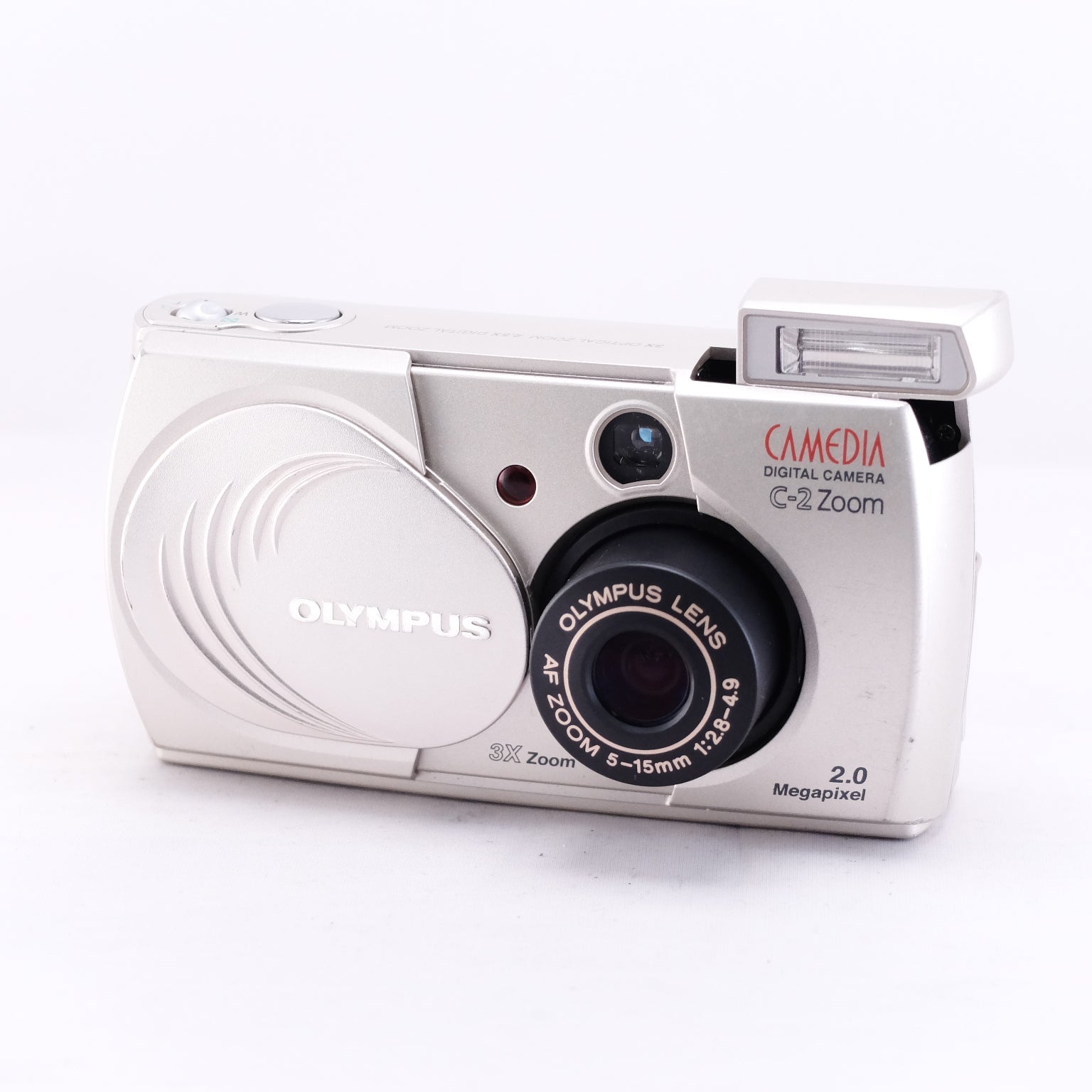 2002 OLYMPUS CAMEDIA C-2 Zoom(メモリーカード&電池付き)