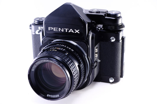 【PENTAX】 67 TTLファインダー + smc PENTAX 67 105mm F2.4 [1642783470947]