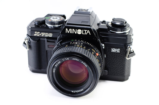 【MINOLTA】 New X-700 (ブラック) + New MD 50mm F1.4 [1107906485973]
