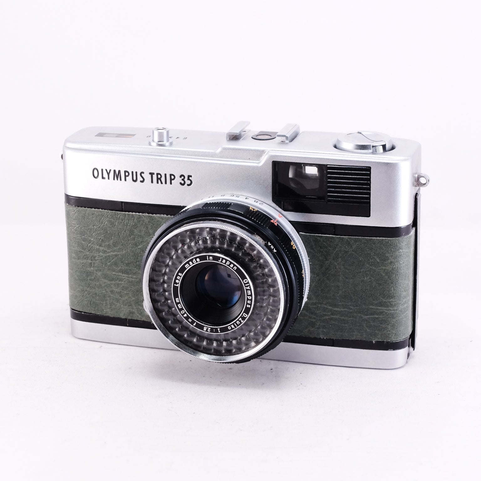 Olympus Trip 35 コンパクトカメラ OLYMPUS TRIP 35 (Green Cowhide Style) – 東京CAMERA