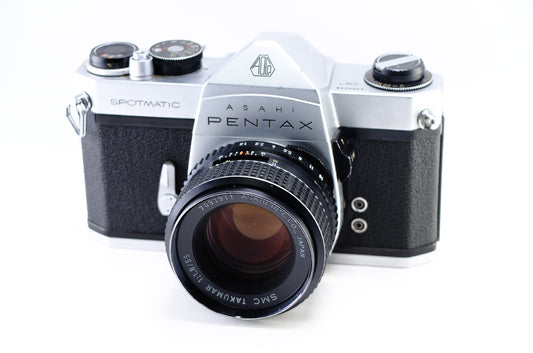 【PENTAX】SP シルバー + SMC TAKUMAR 55mm F1.8 [2110754150531]