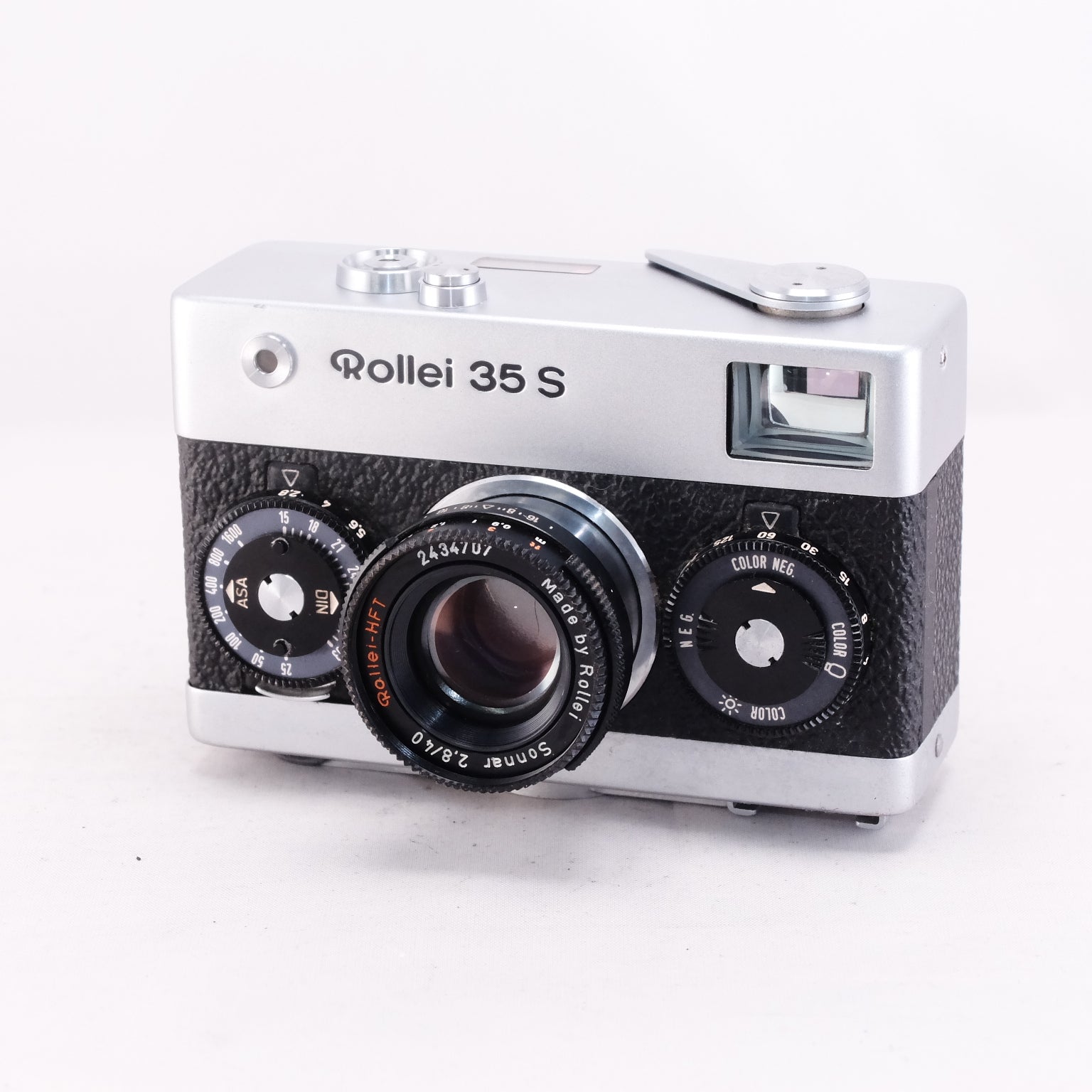 露出計作動 Rollei 35 SE コンパクトフィルムカメラ 良好品 Rollei 35 S (silver) – 東京CAMERA