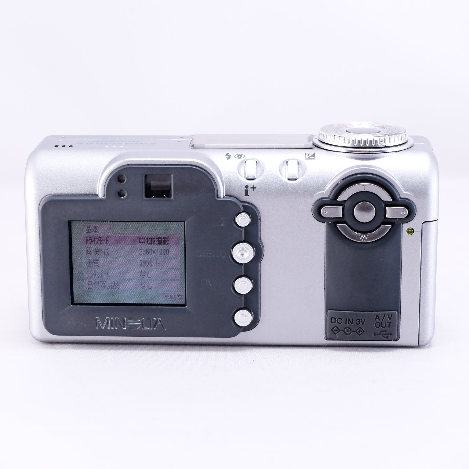 2003 MINOLTA DiMAGE F300(メモリーカード&電池付き)