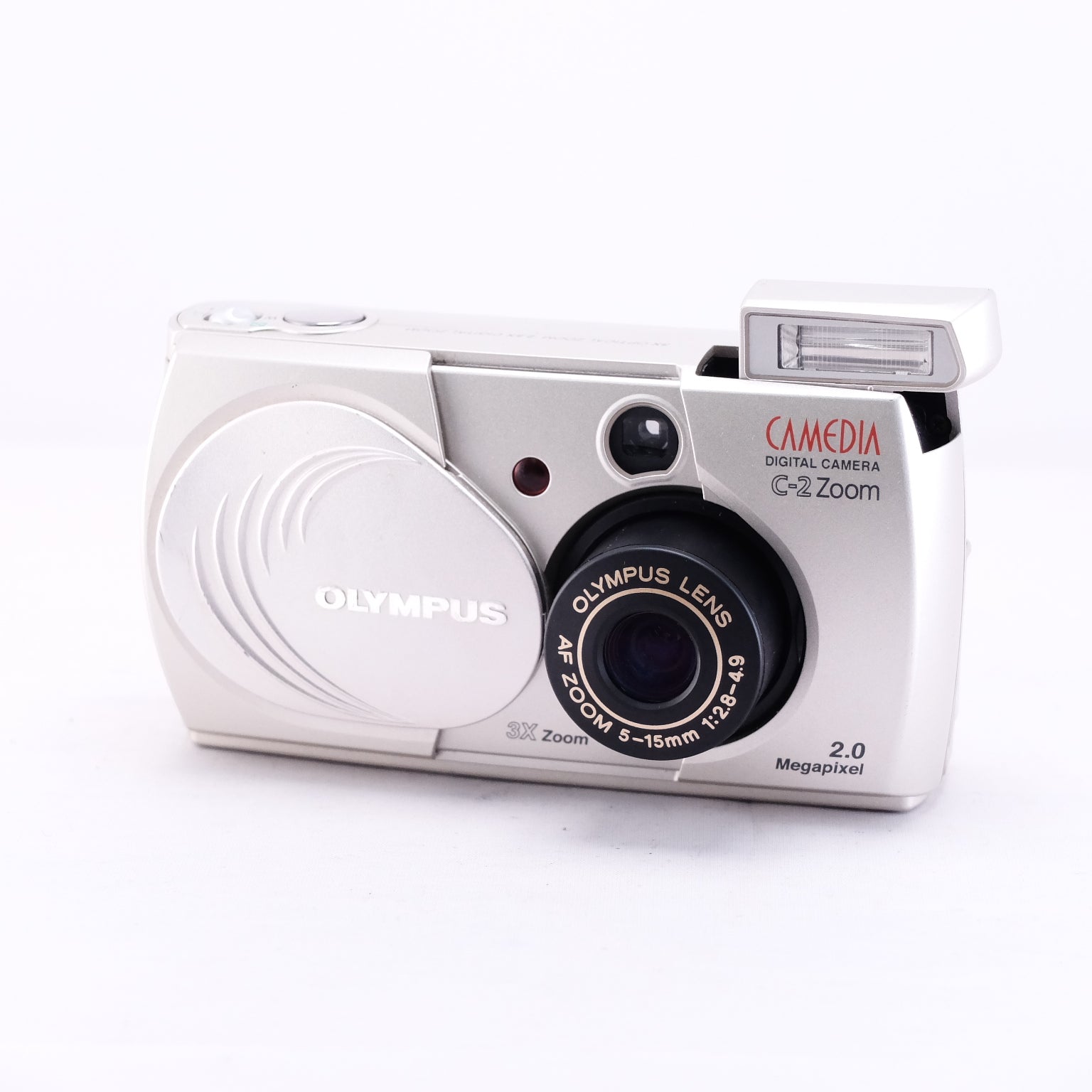 2002 OLYMPUS CAMEDIA C-2 ZOOM(メモリーカード&電池付き)