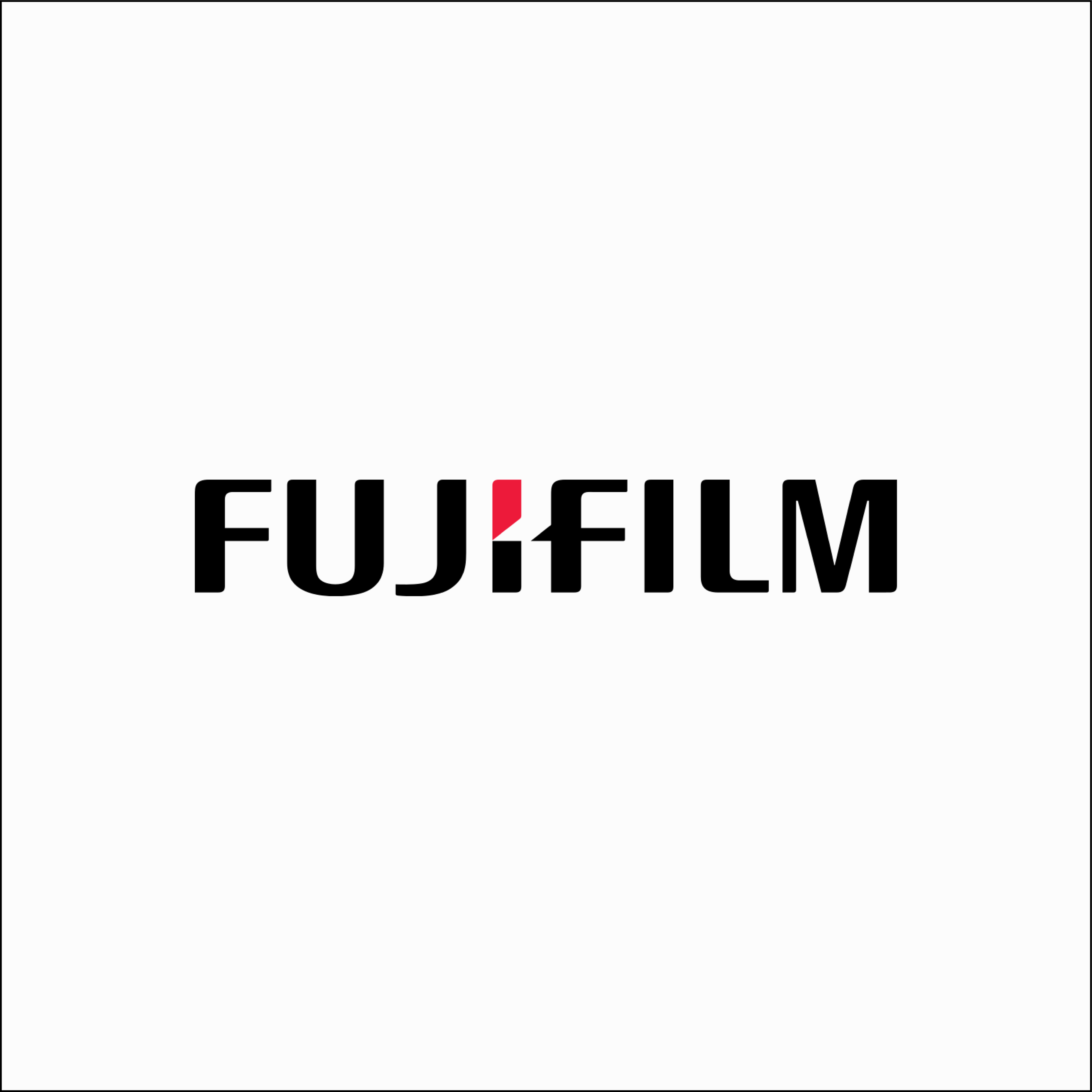 FUJIFILM logo on a white background, representing quality photography products and services.