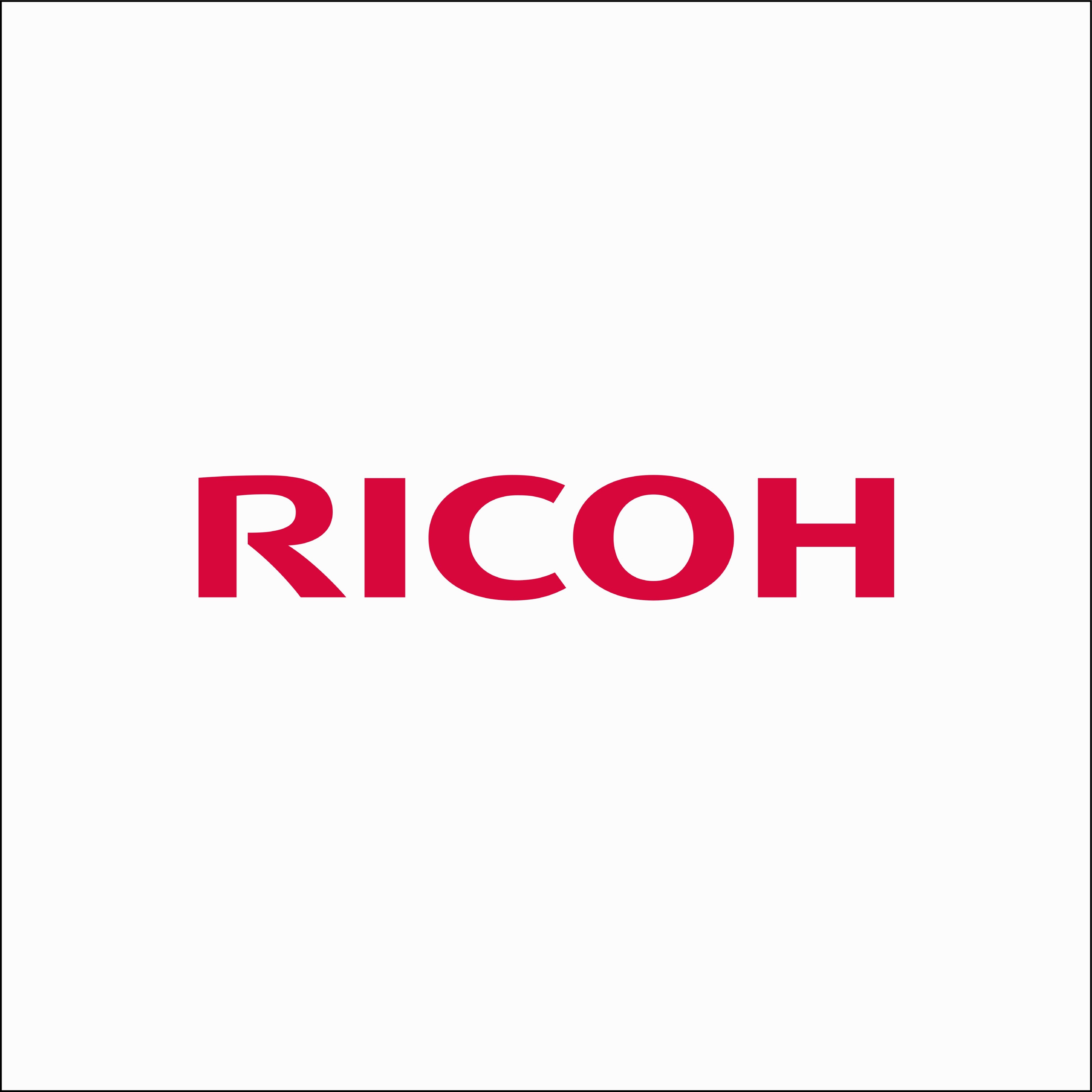 RICOH logo on a white background, representing the brand's camera collection.