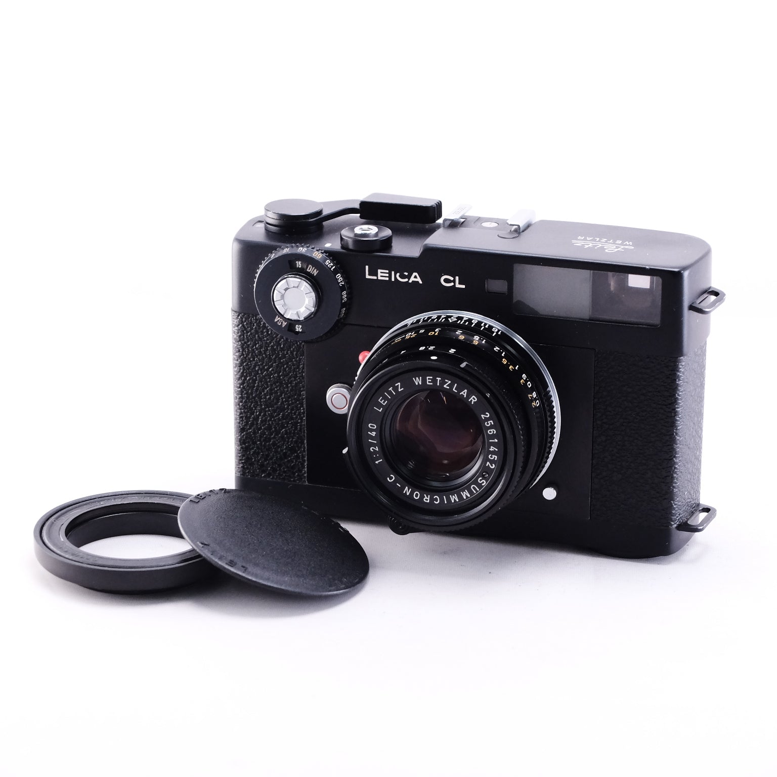 Leica CL + SUMMICRON-C 40mm F2 + 専用フードキャップ