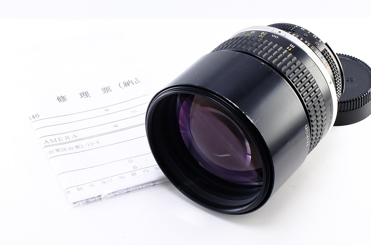 【Nikon】Ai-s NIKKOR 135mm F2 OH済み [ニコンFマウント][1026403756493]