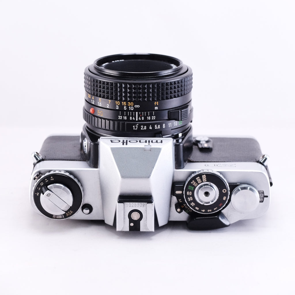 Minolta XD (silver) + New MD 50mm F1.7 [MD]