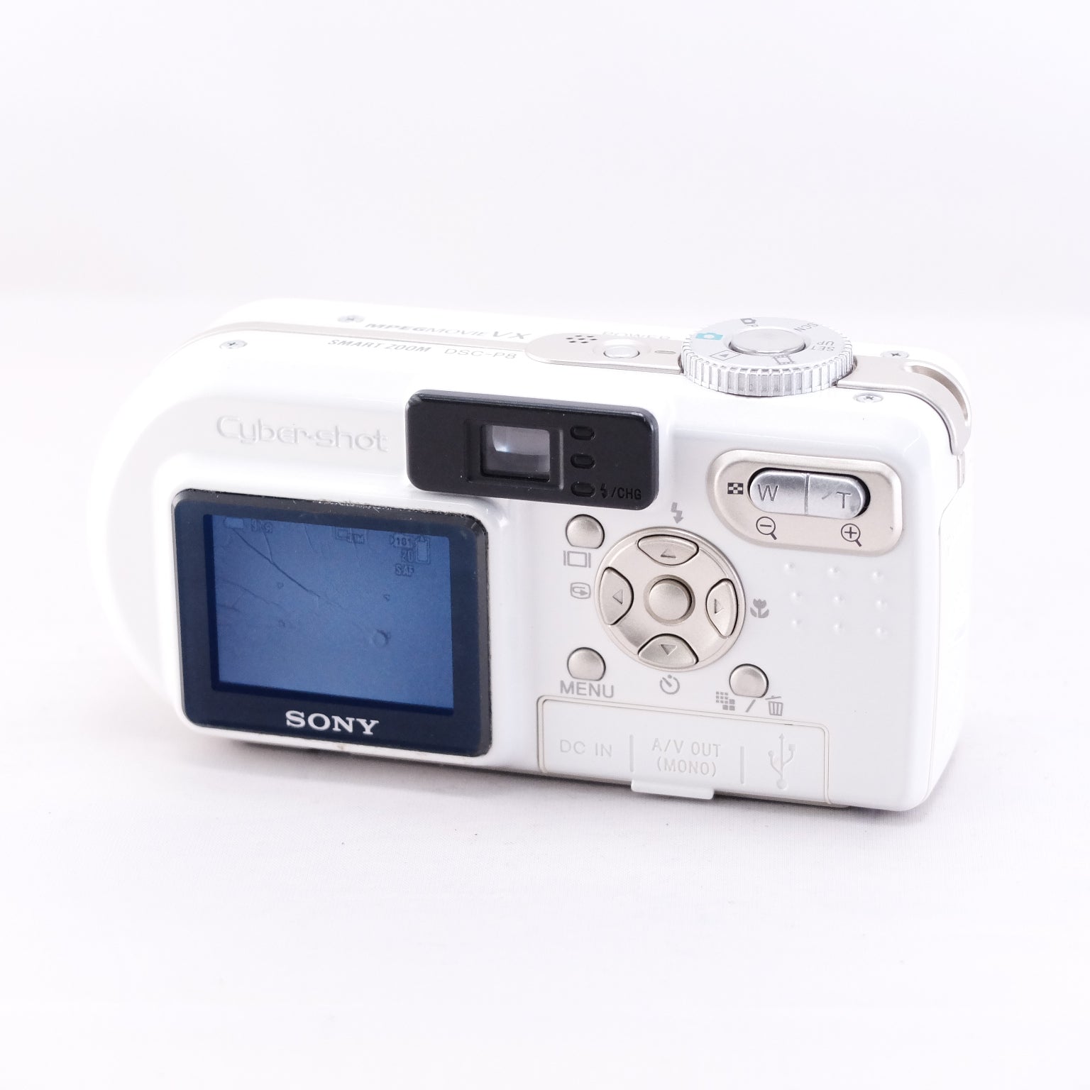2003　SONY Cyber-shot DSC-P8（メモリーカード&バッテリー/充電器付き）