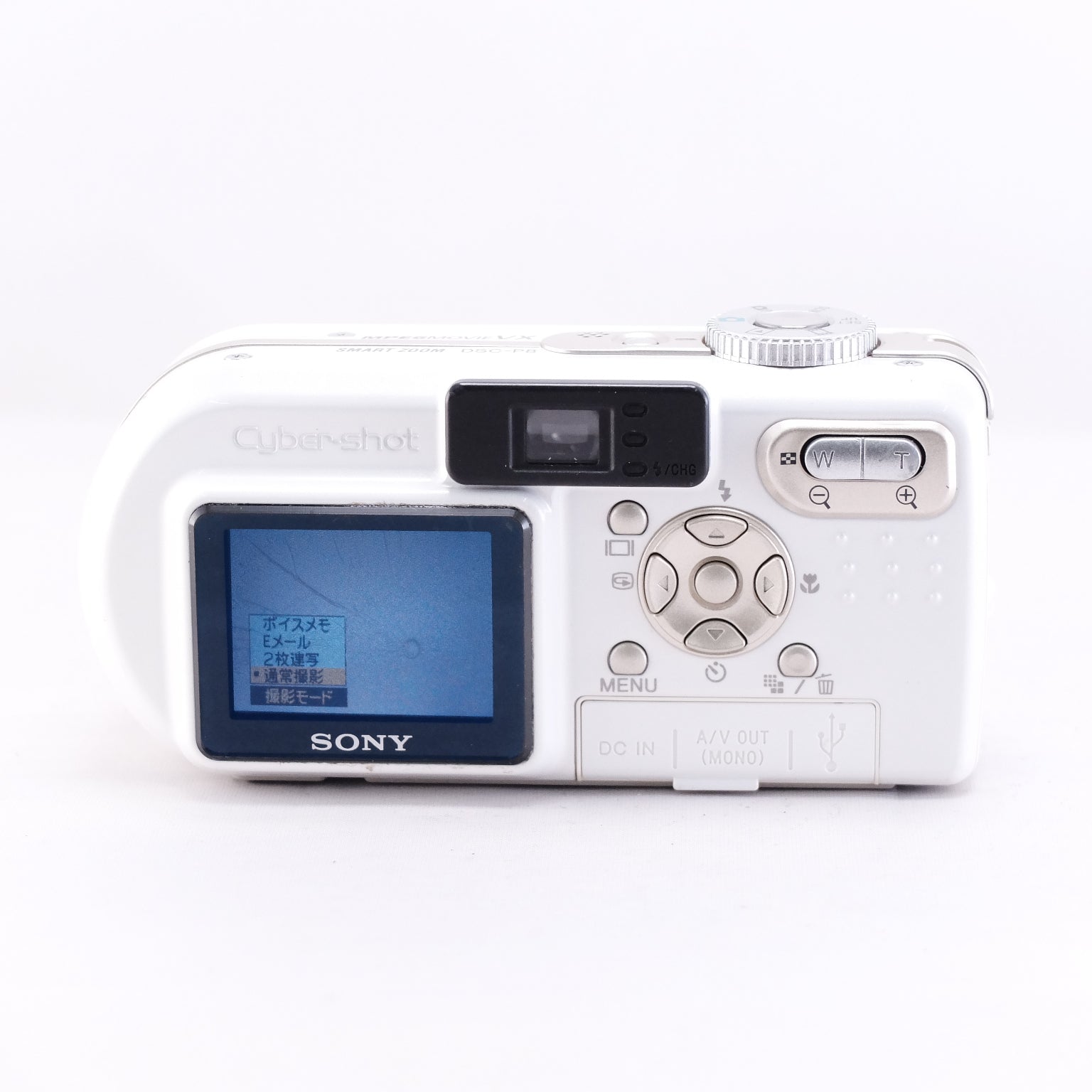 2003　SONY Cyber-shot DSC-P8（メモリーカード&バッテリー/充電器付き）