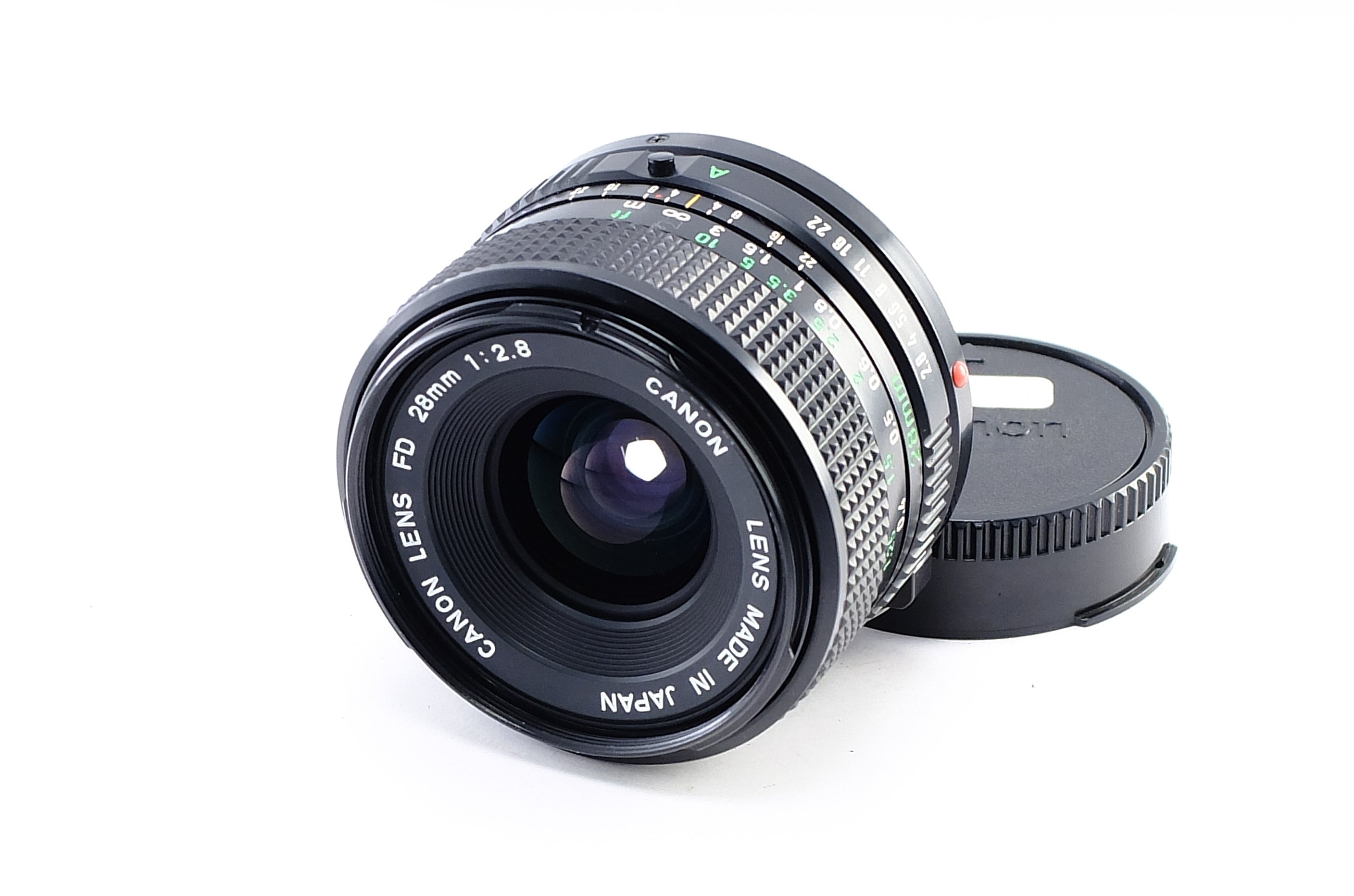 珍しい キヤノンCanon EF レンズ F2.8 28mm レンズ(単焦点 