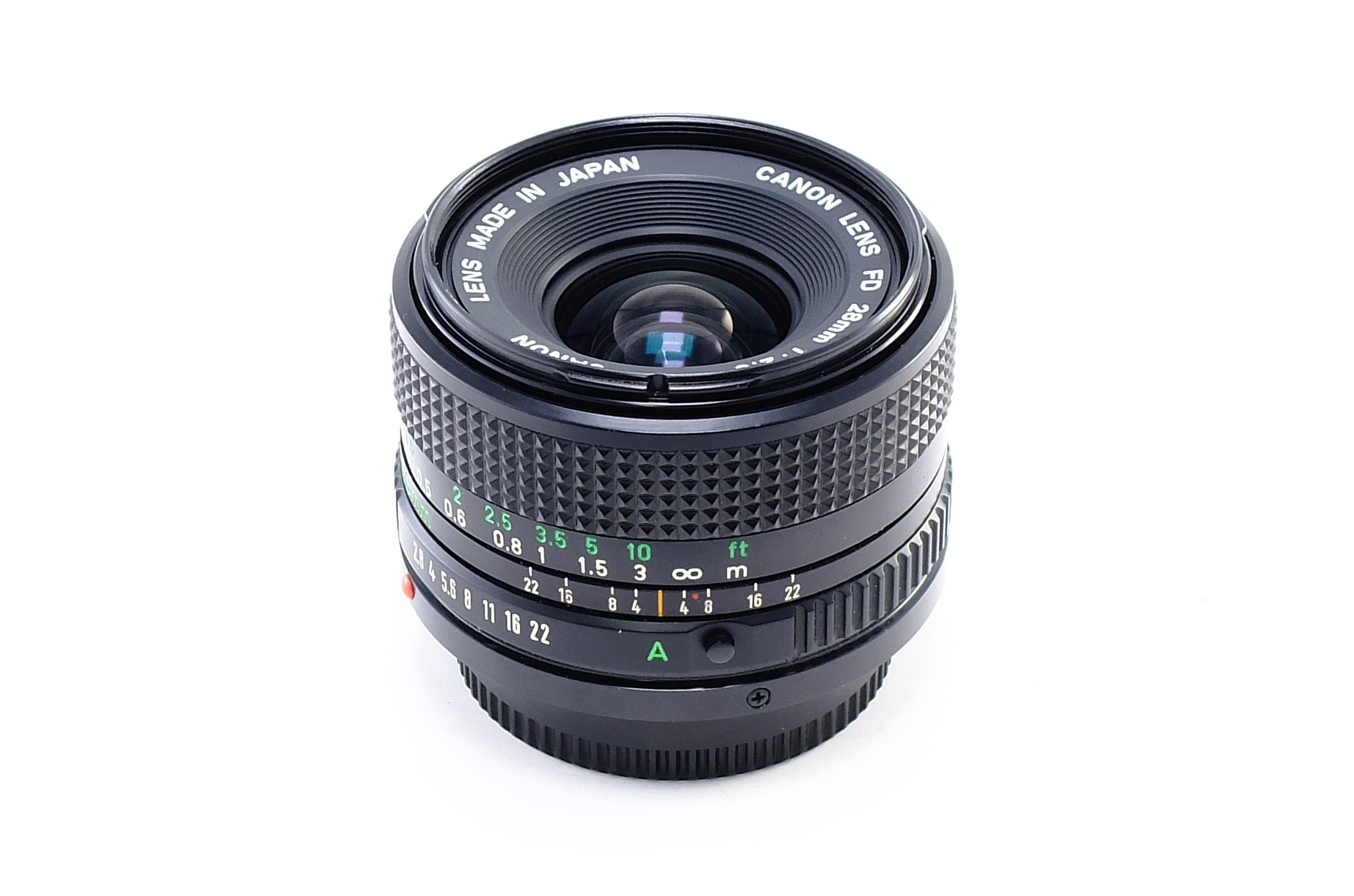 美品】Canon New FD NFD 28mm f2.8 MF Wide Angle Lens キヤノン 広角