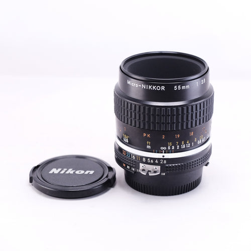 Nikon Ai-s Micro-NIKKOR 55mm F2.8 [F] ※整備品