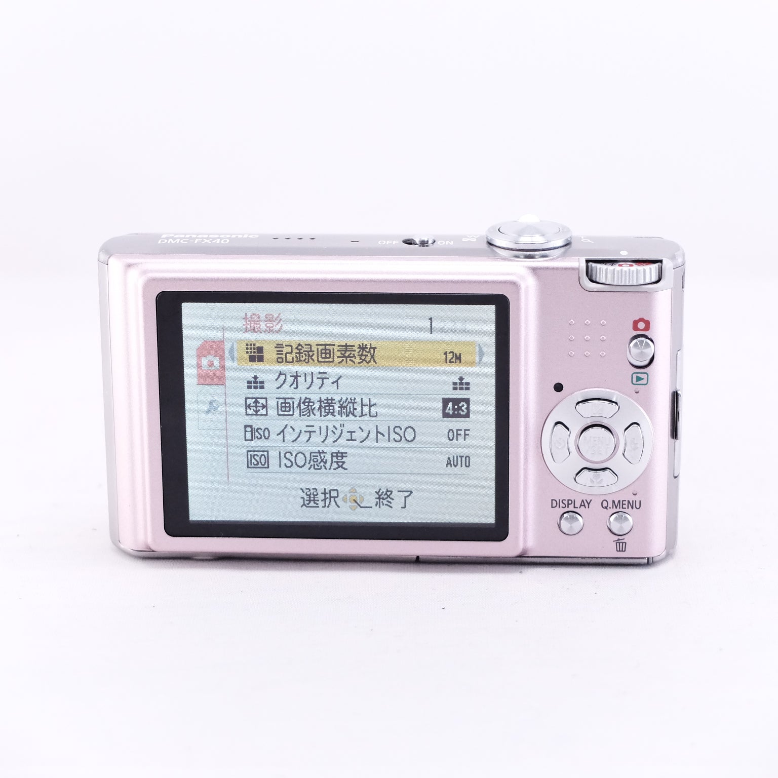 2009　Panasonic LUMIX DMC-FX40（メモリーカード&バッテリー/充電器付き）