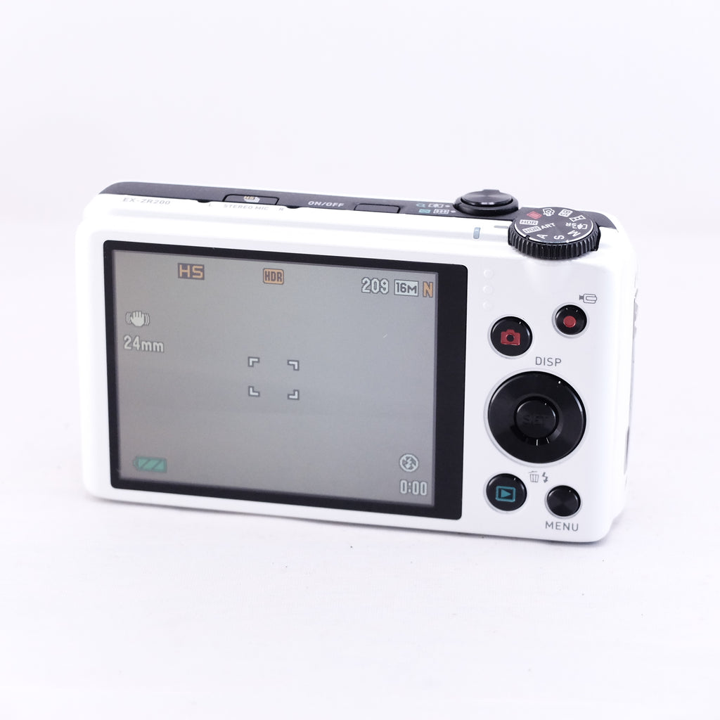 2011　CASIO EXILIM EX-ZR200（メモリーカード&バッテリー/充電器付き）