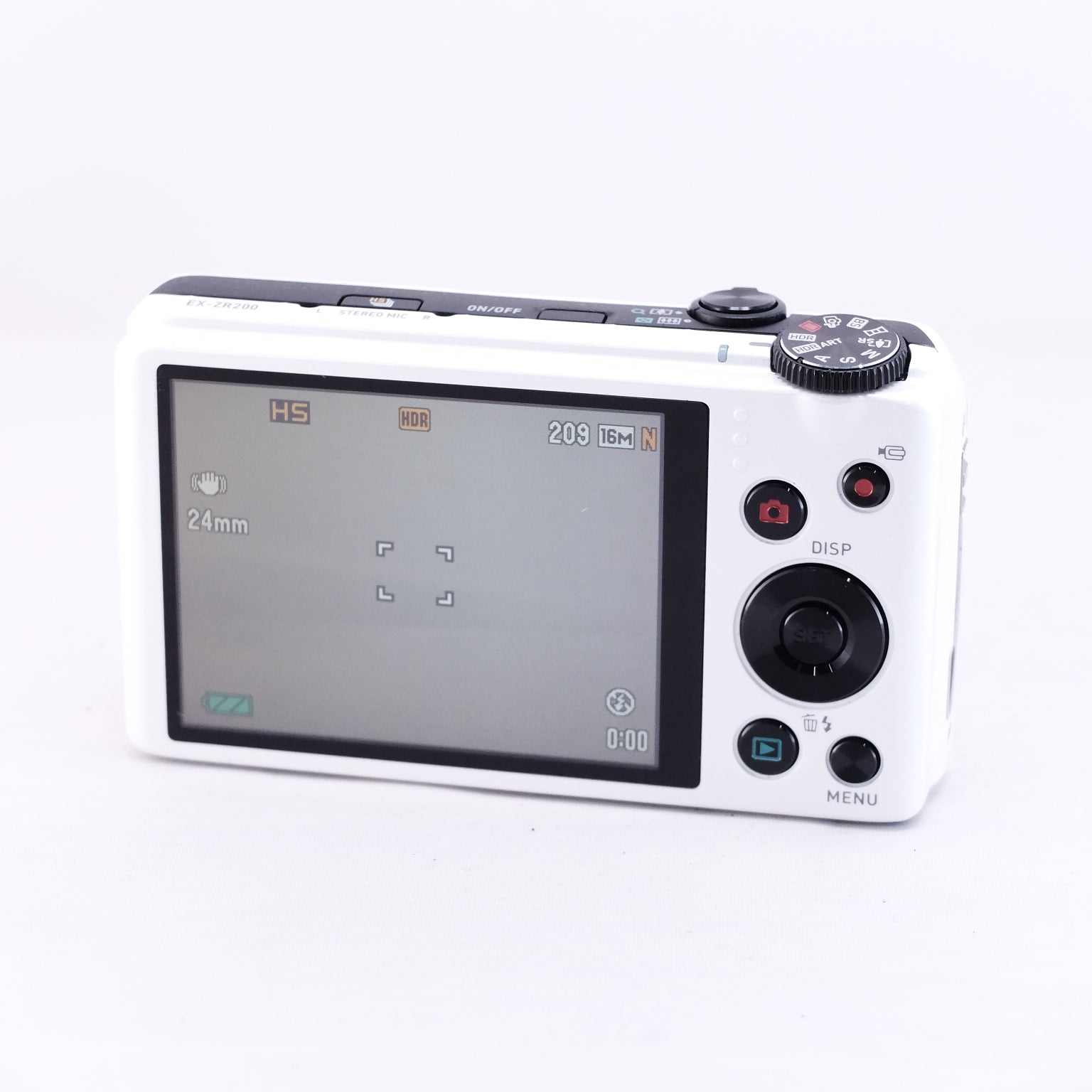 2011　CASIO EXILIM EX-ZR200（メモリーカード&バッテリー/充電器付き）