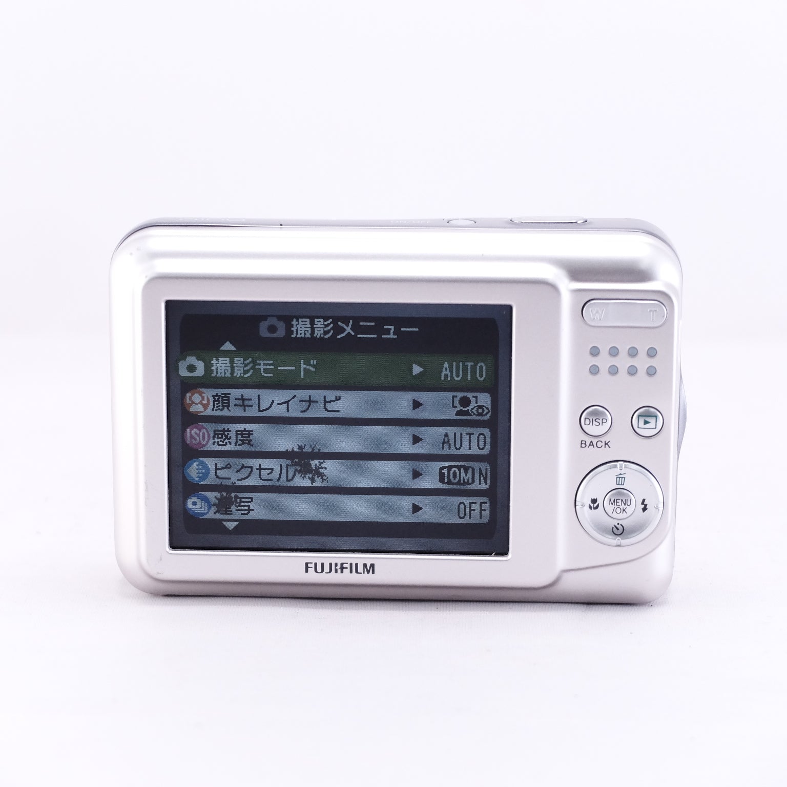 2009　FUJIFILM FinePix A100（メモリーカード&電池付き）
