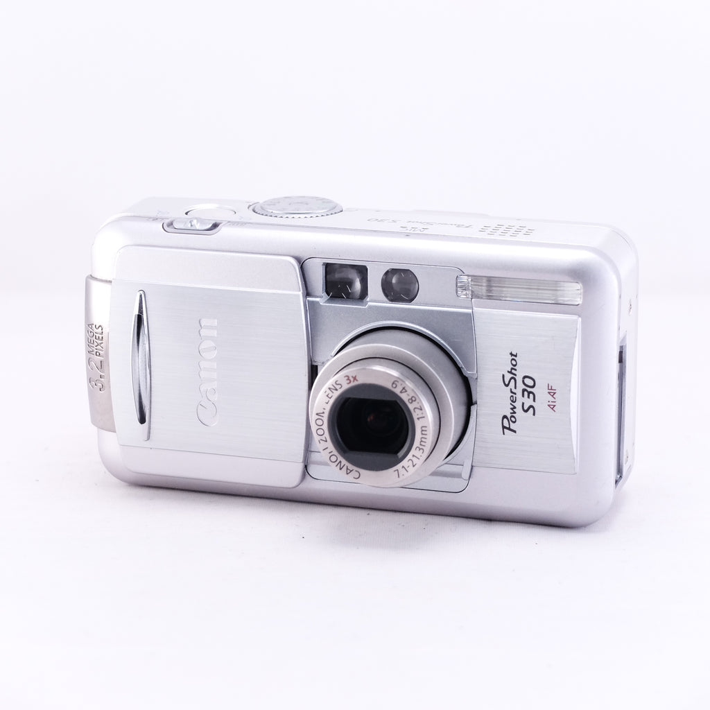 2001　Canon PowerShot S30（メモリーカード&バッテリー/充電器付き）