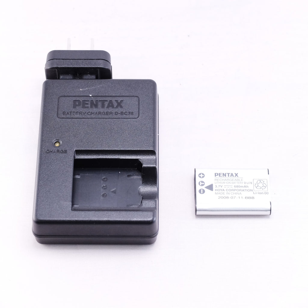 2008　PENTAX Optio V20（メモリーカード&バッテリー/充電器付き）
