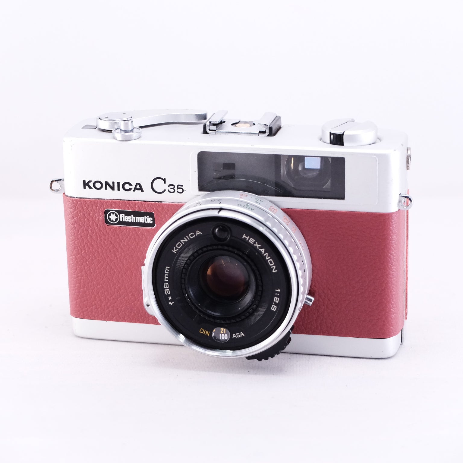 Konica C35 Flashmatic (Cherry Red) ※整備済み