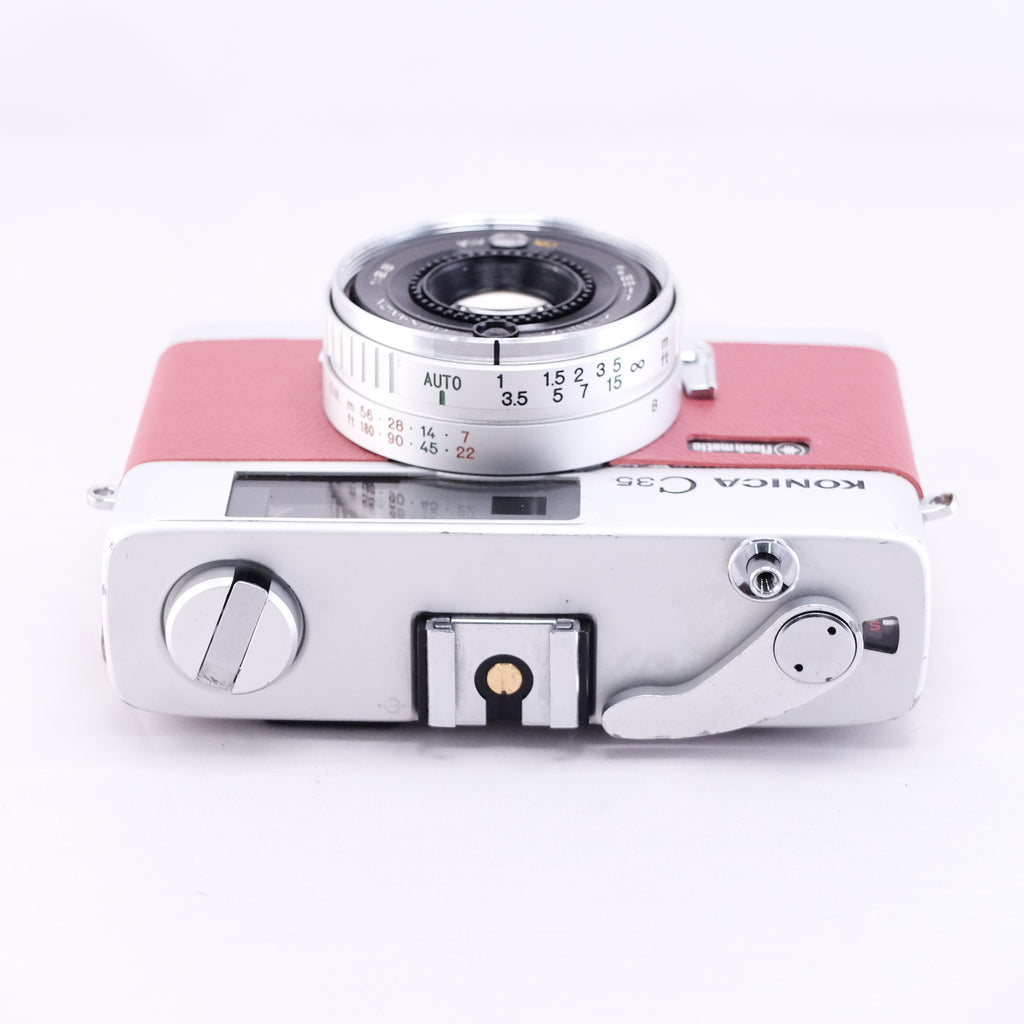 Konica C35 Flashmatic (Cherry Red) ※整備済み