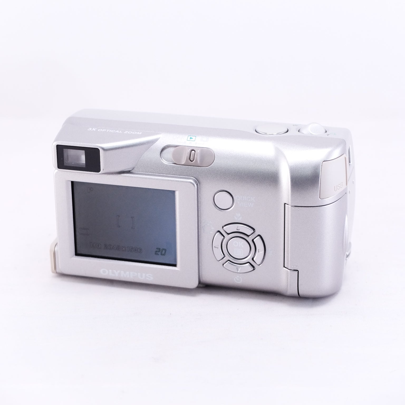 2005　OLYMPUS CAMEDIA X-100（メモリーカード&電池付き）