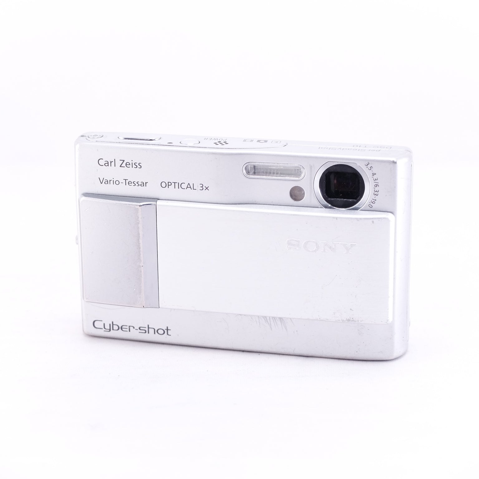 2006　SONY Cyber-shot DSC-T10（メモリーカード&バッテリー/充電器付き）