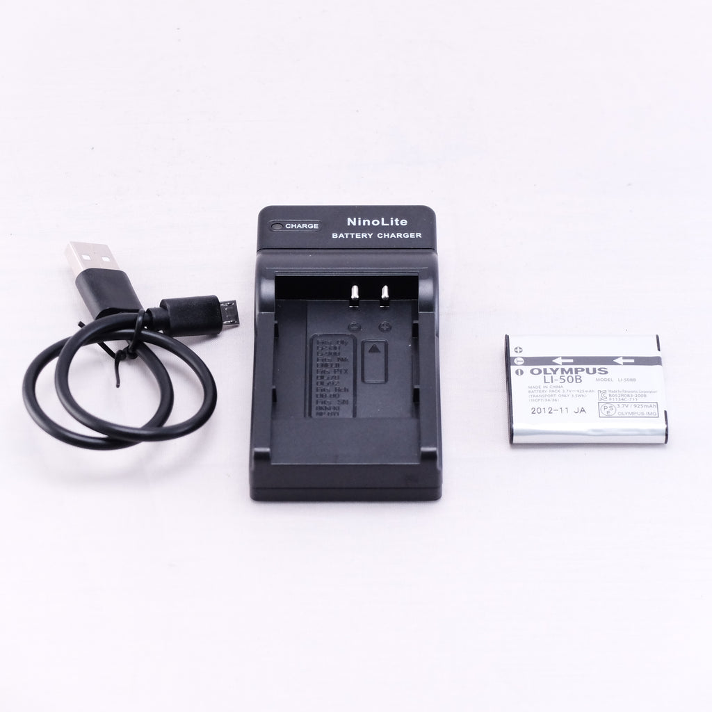 2008　OLYMPUS μ 1020（メモリーカード&バッテリー/充電器付き）