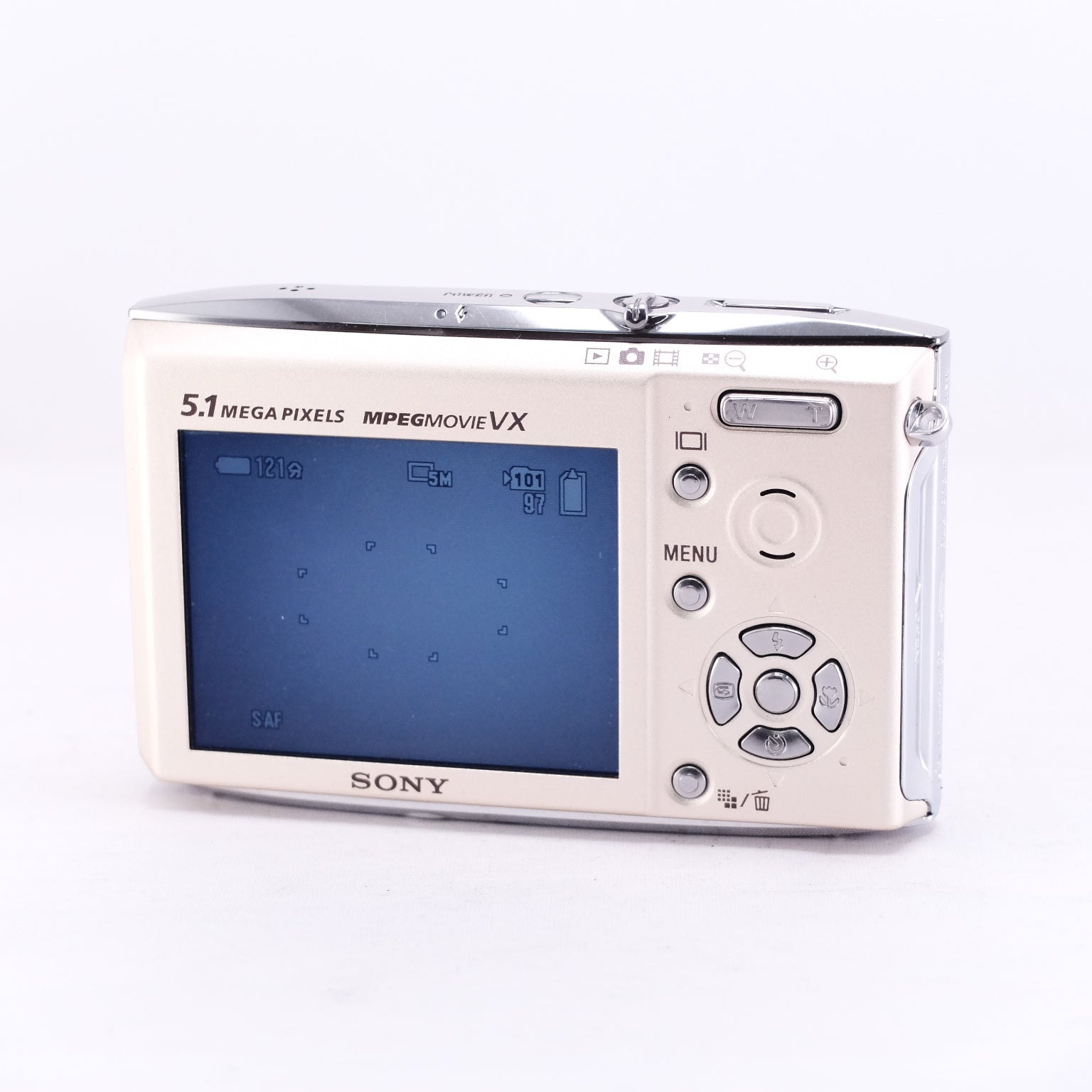 2005　SONY Cyber-Shot DSC-T5（メモリーカード&バッテリー/充電器付き）