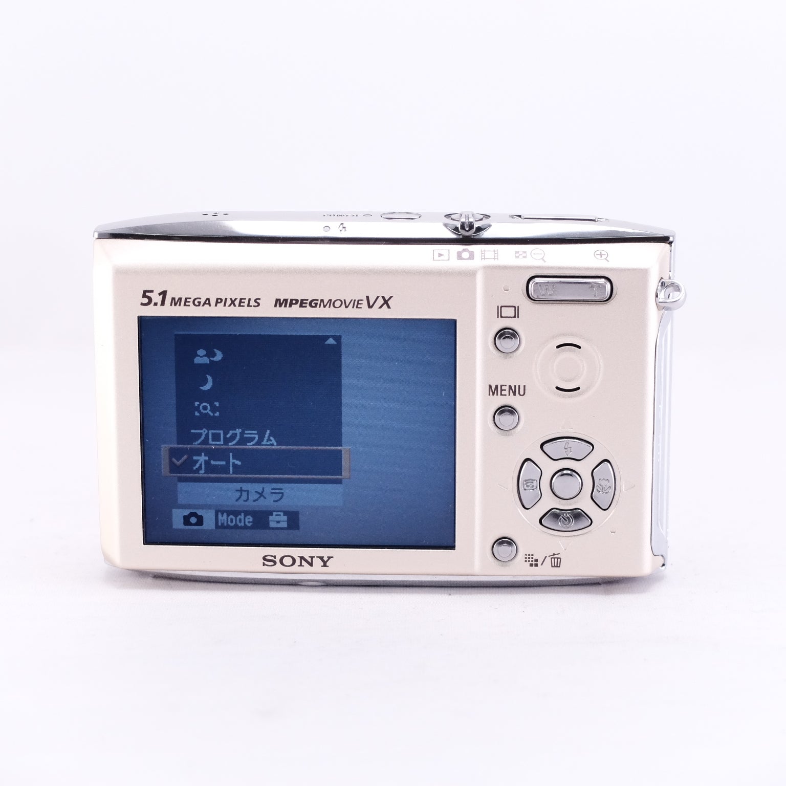 2005　SONY Cyber-Shot DSC-T5（メモリーカード&バッテリー/充電器付き）