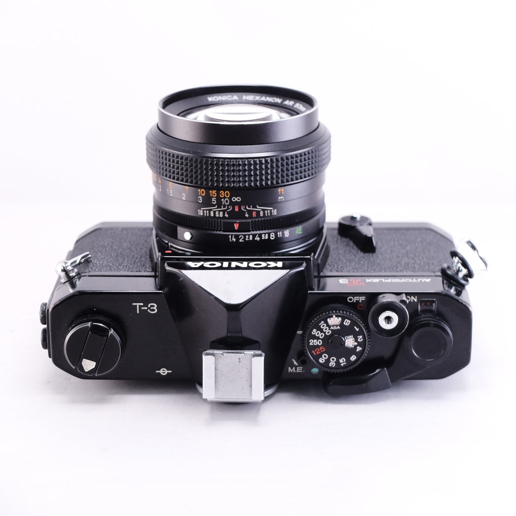 KONICA AUTOREFLEX T3 (Black) + HEXANON AR 50mm F1.4