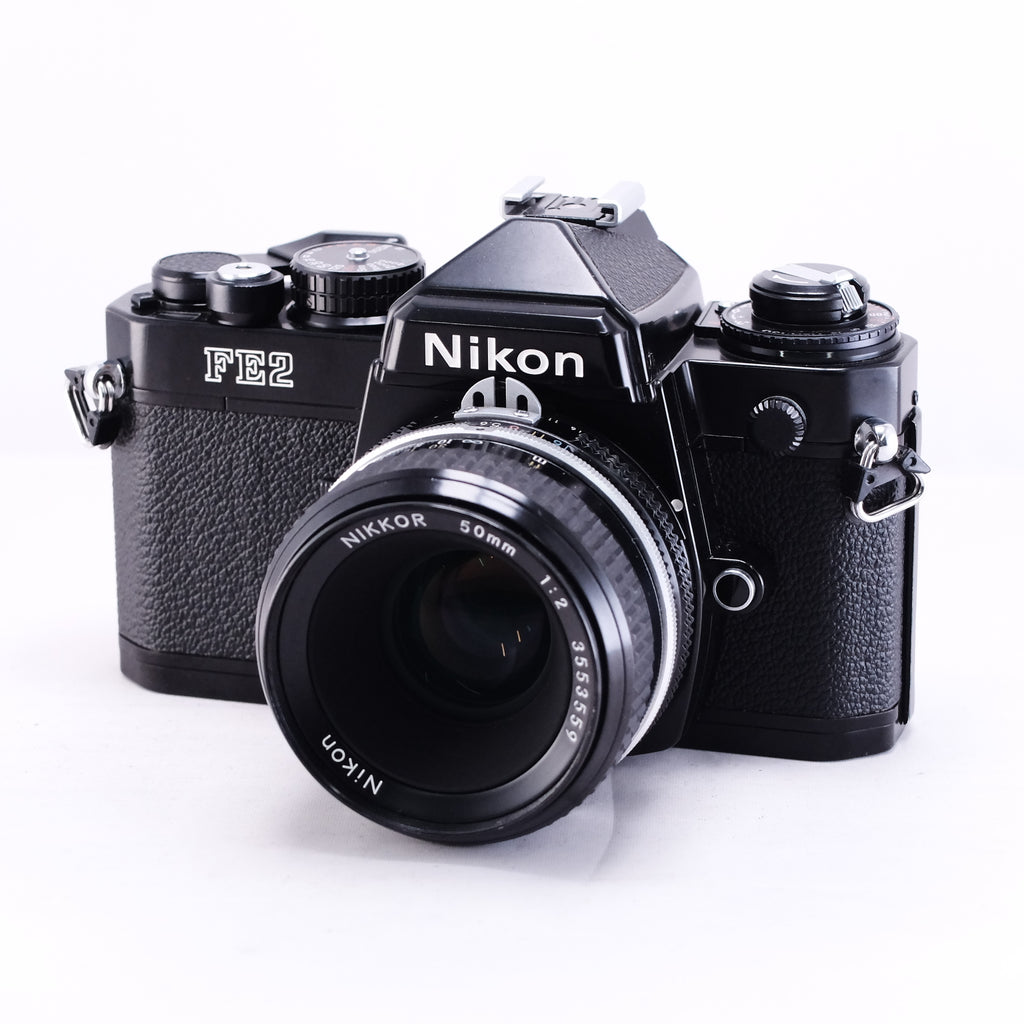 Nikon FE2 (Black) + New NIKKOR Ai改 50mm F2