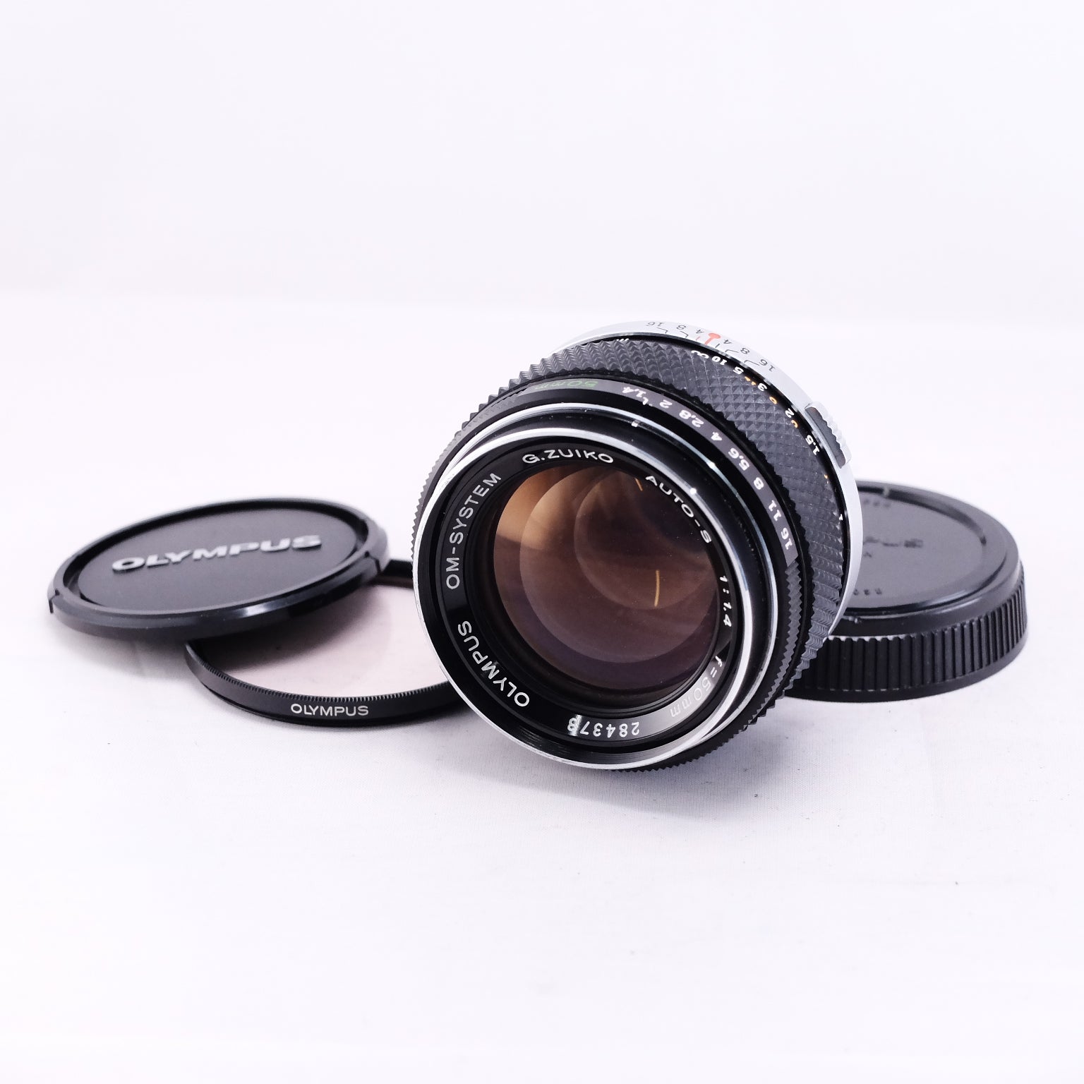 OLYMPUS OM G.ZUIKO AUTO-S 50mm F1.4 銀枠 [OM]
