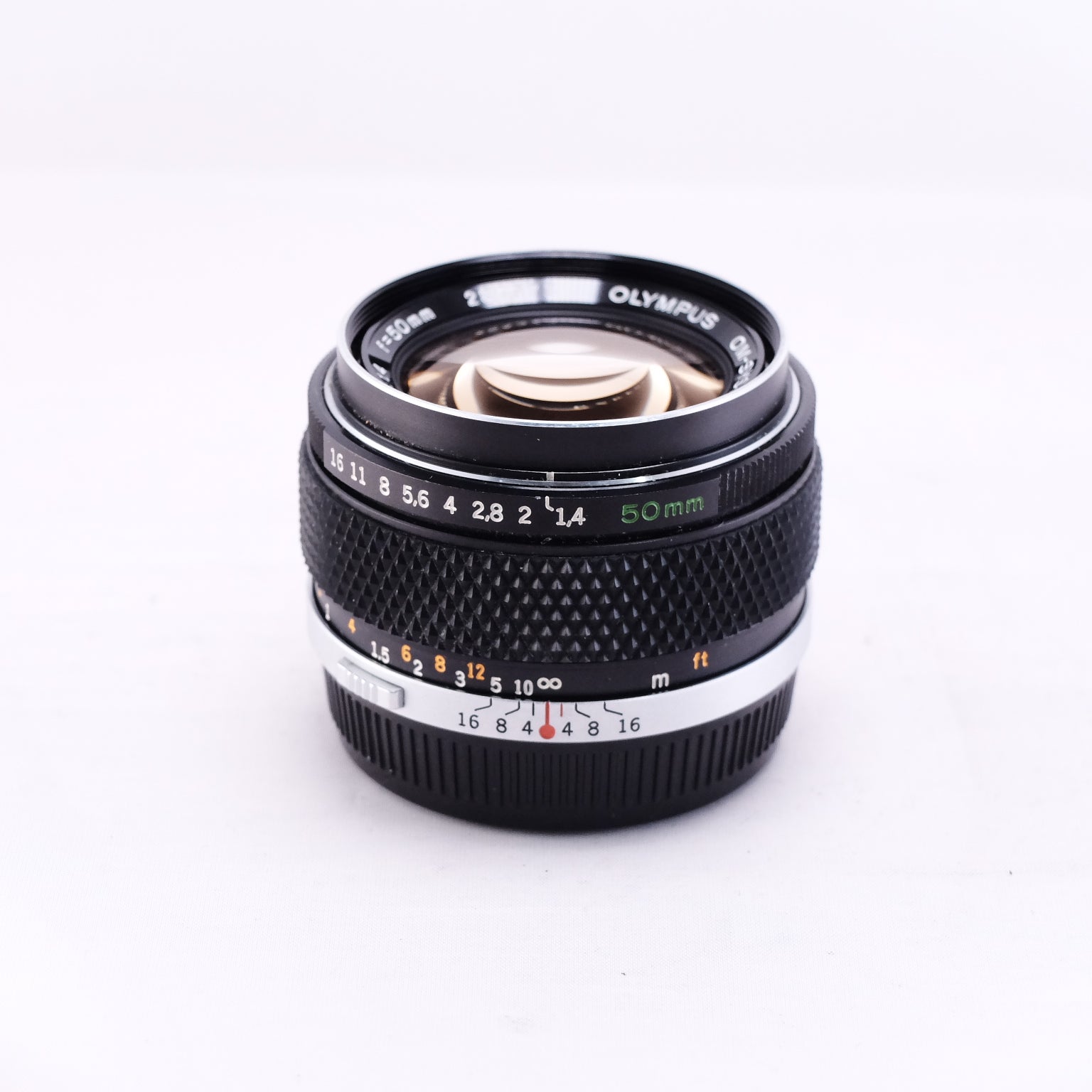 OLYMPUS OM G.ZUIKO AUTO-S 50mm F1.4 銀枠 [OM]