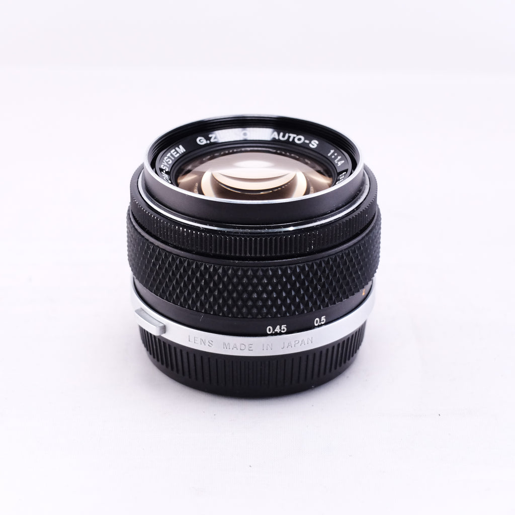 OLYMPUS OM G.ZUIKO AUTO-S 50mm F1.4 銀枠 [OM]