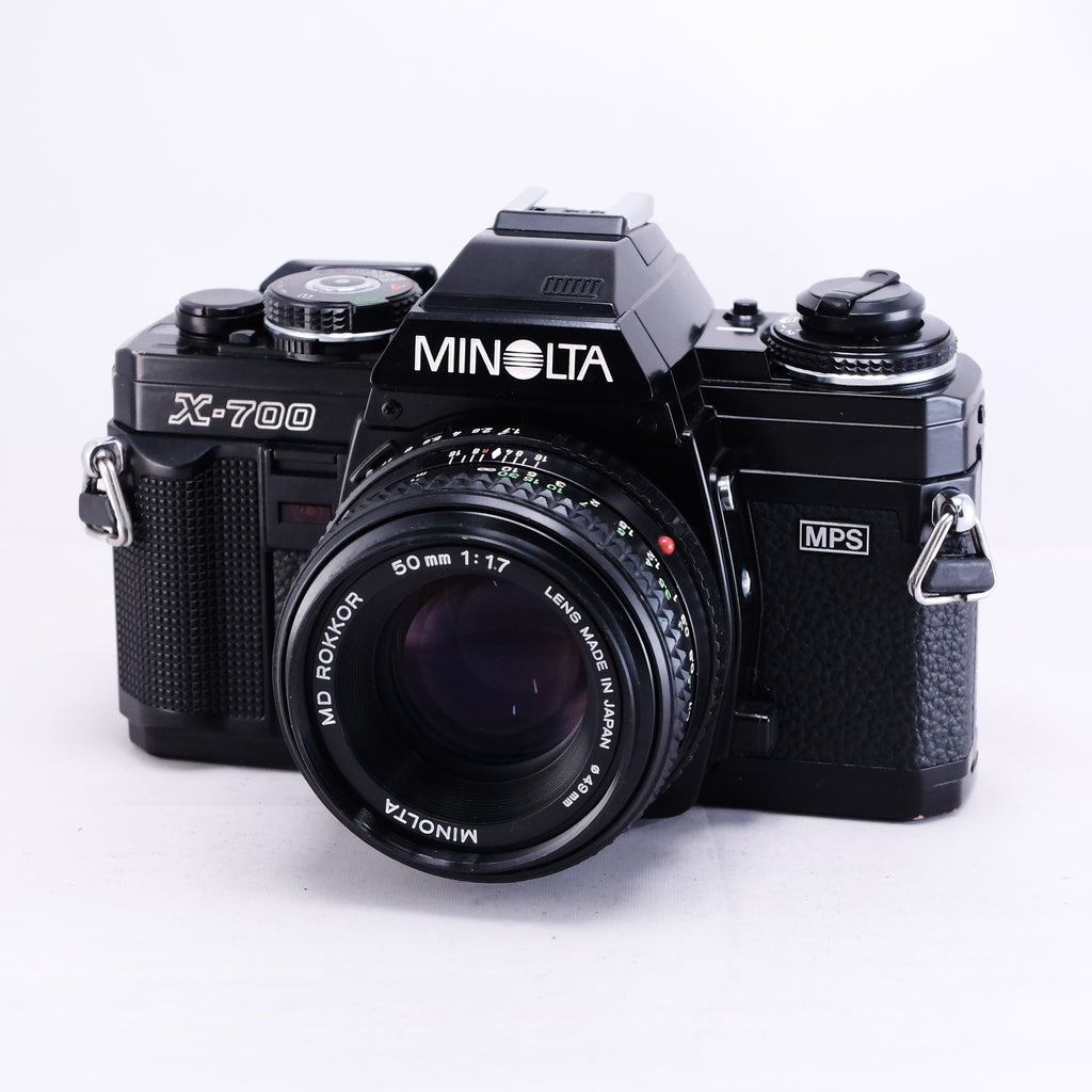 MINOLTA X-700 Black + MD ROKKOR 50mm F1.7