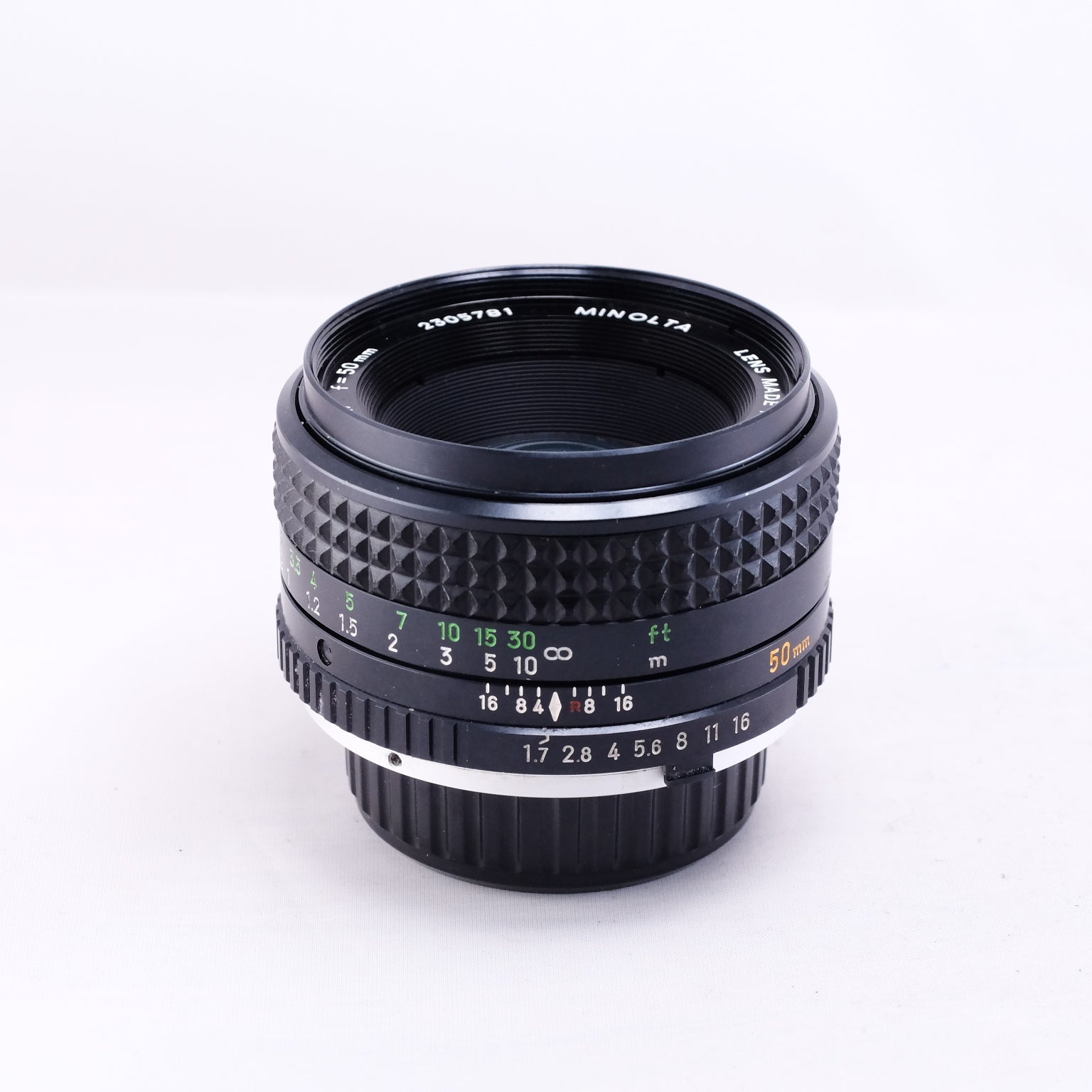 MINOLTA MC ROKKOR-PF 50mm F1.7 [MC/MD]