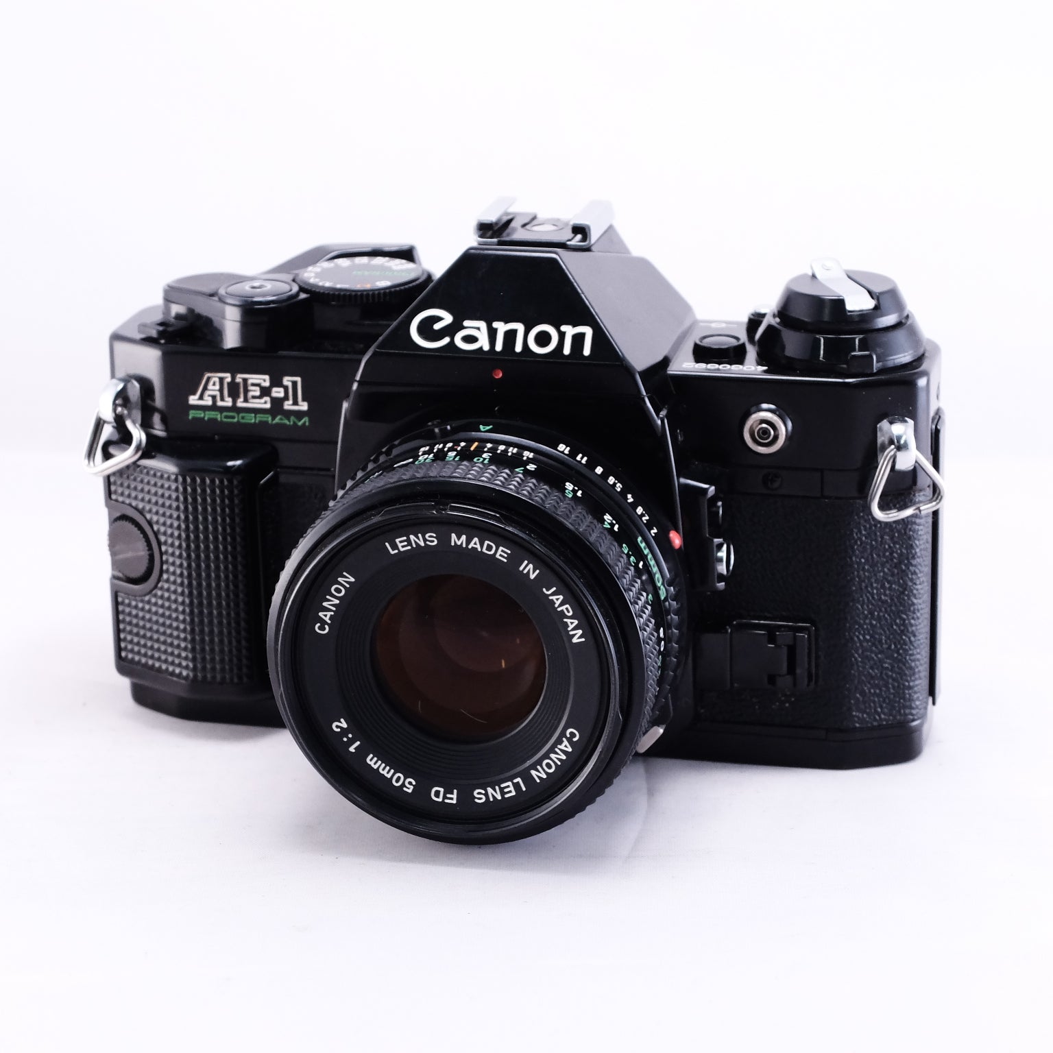 Canon AE-1 PROGRAM ブラック + FD 50mm F2 Canon AE-1 PROGRAM (Black) + CANON FD 50mmF2 – 東京CAMERA