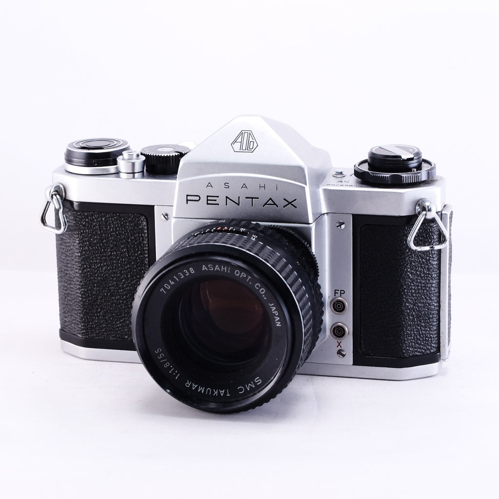 PENTAX SV (silver) + SMC TAKUMAR 55mm F1.8