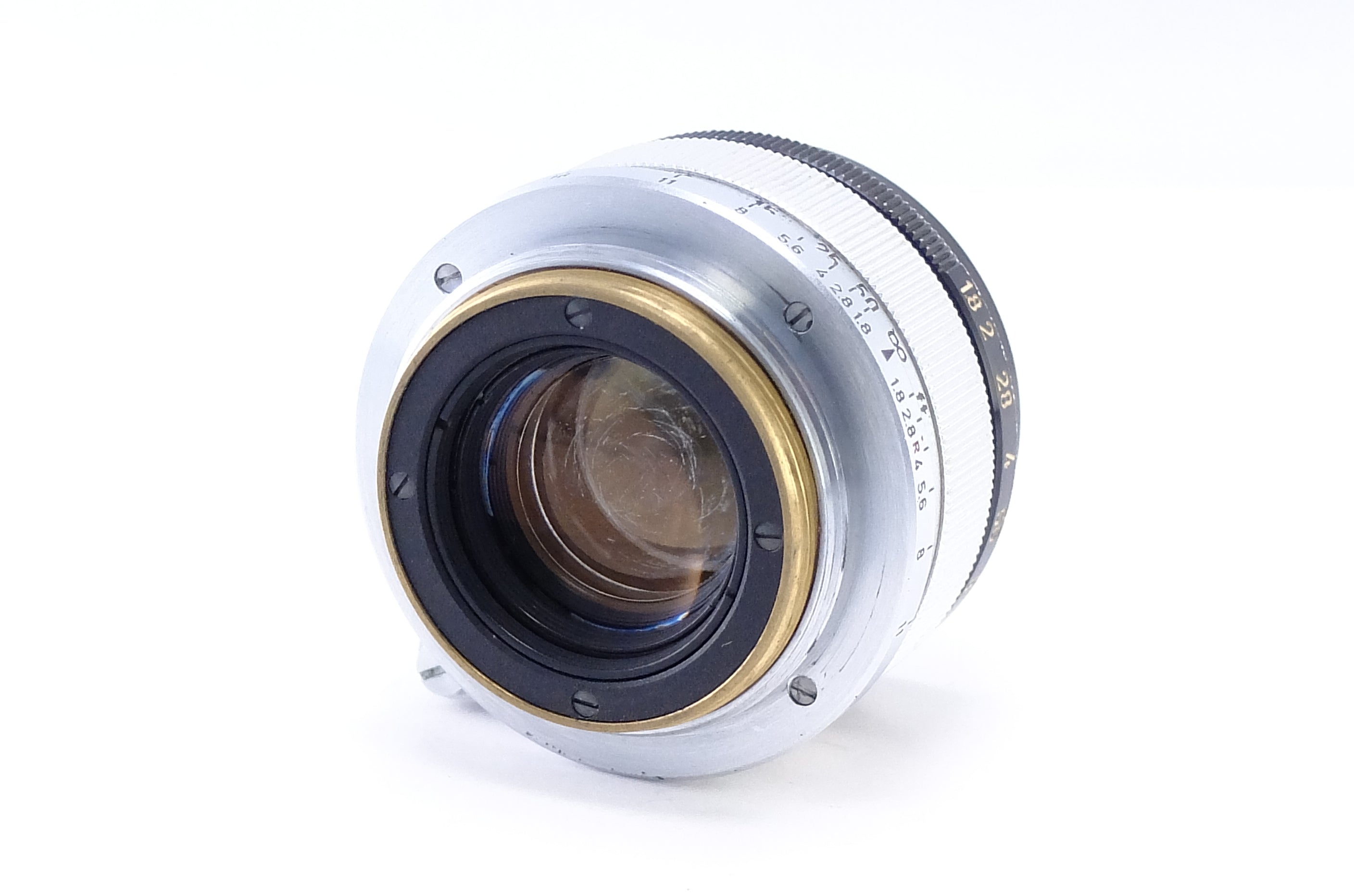 Canon Lens 35mm F1.8 L39マウント絞り環→スムーズです