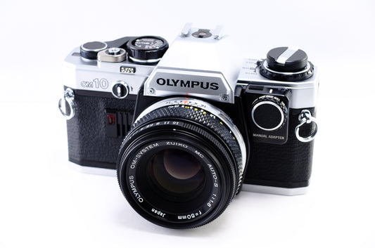 【OLYMPUS】OM-10 (シルバー) + 50mm F1.8 [オリンパスOMマウント] [1402705688316]