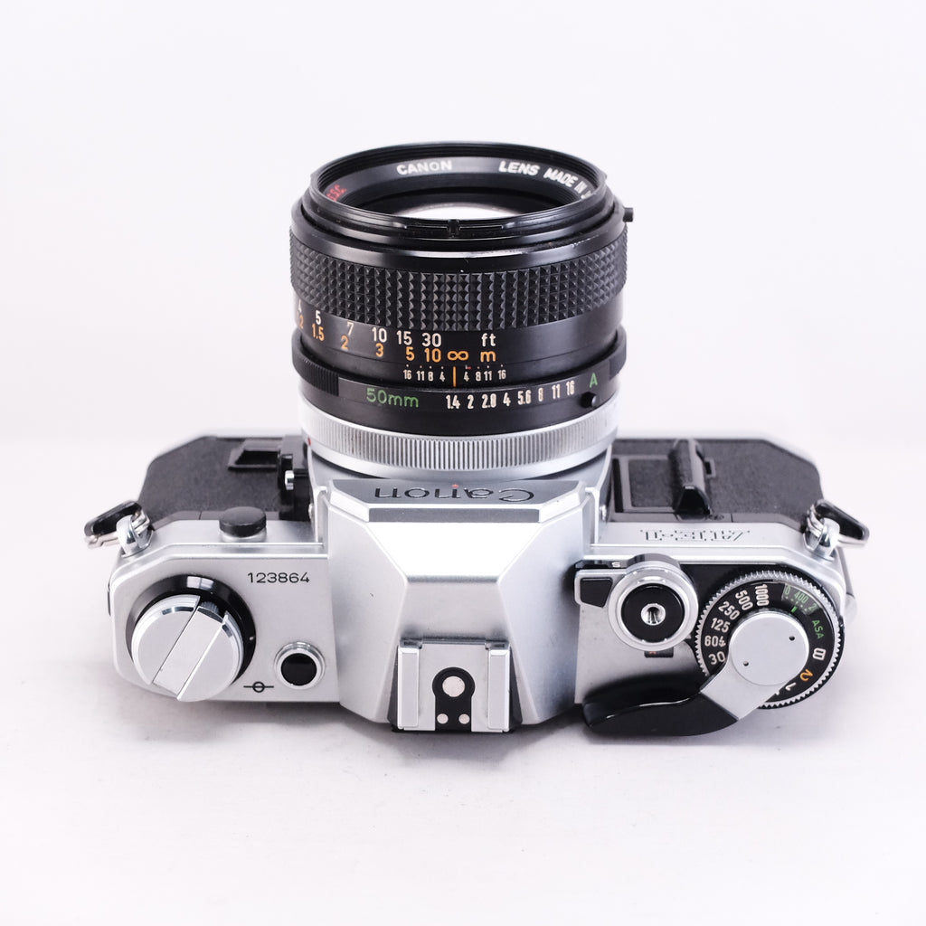 Canon AE-1 (Silver) + FD 50mm F1.4 S.S.C
