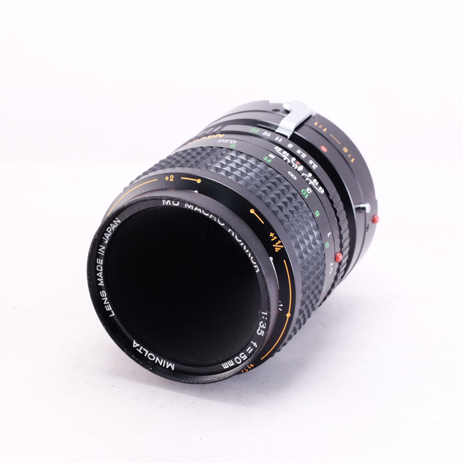 MINOLTA MD MACRO ROKKOR 50mm F3.5 + 純正接写リング [SR/MD]