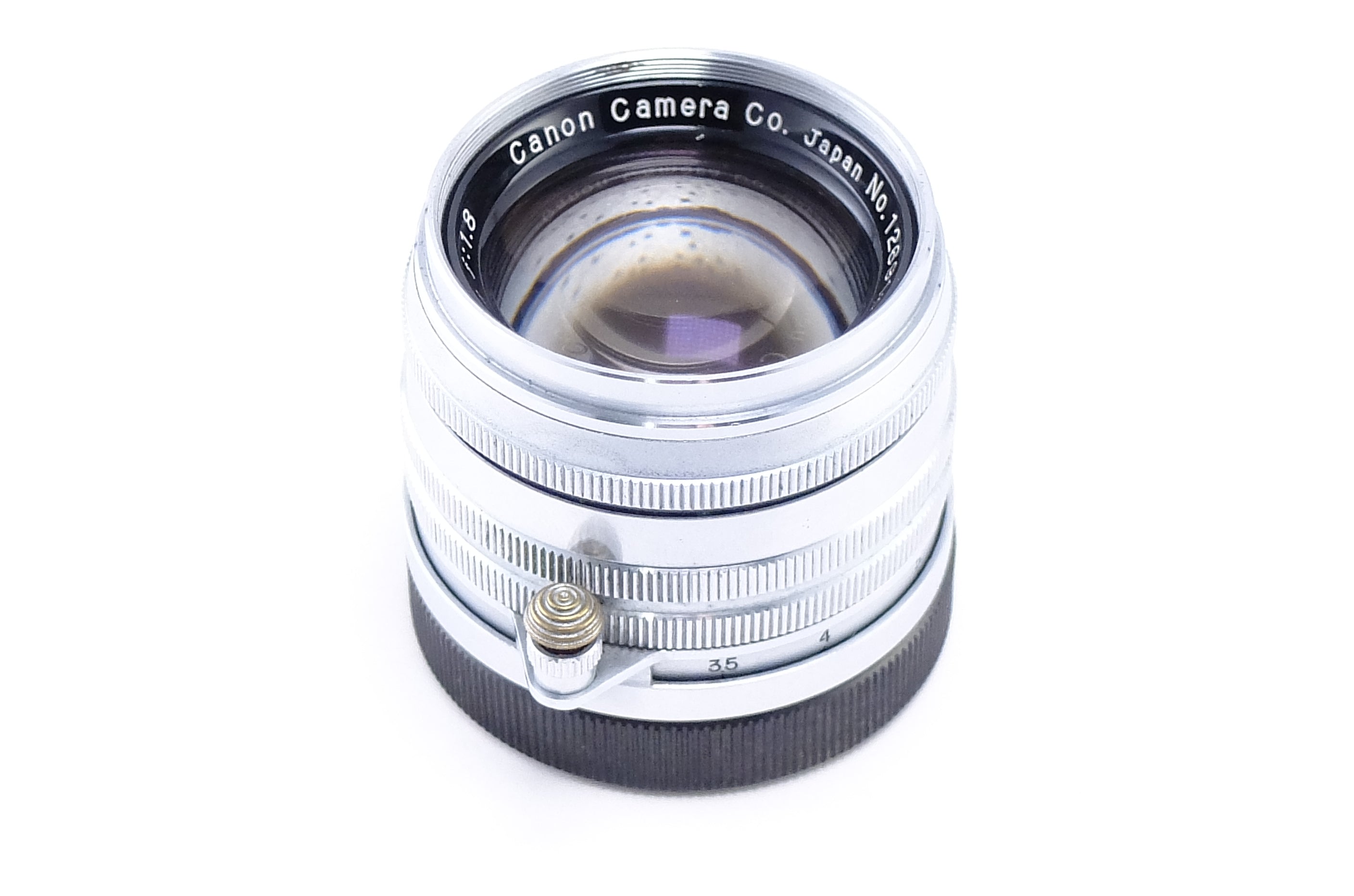 Canon】 50mm F1.8 銀鏡筒 [L39マウント] – 東京CAMERA