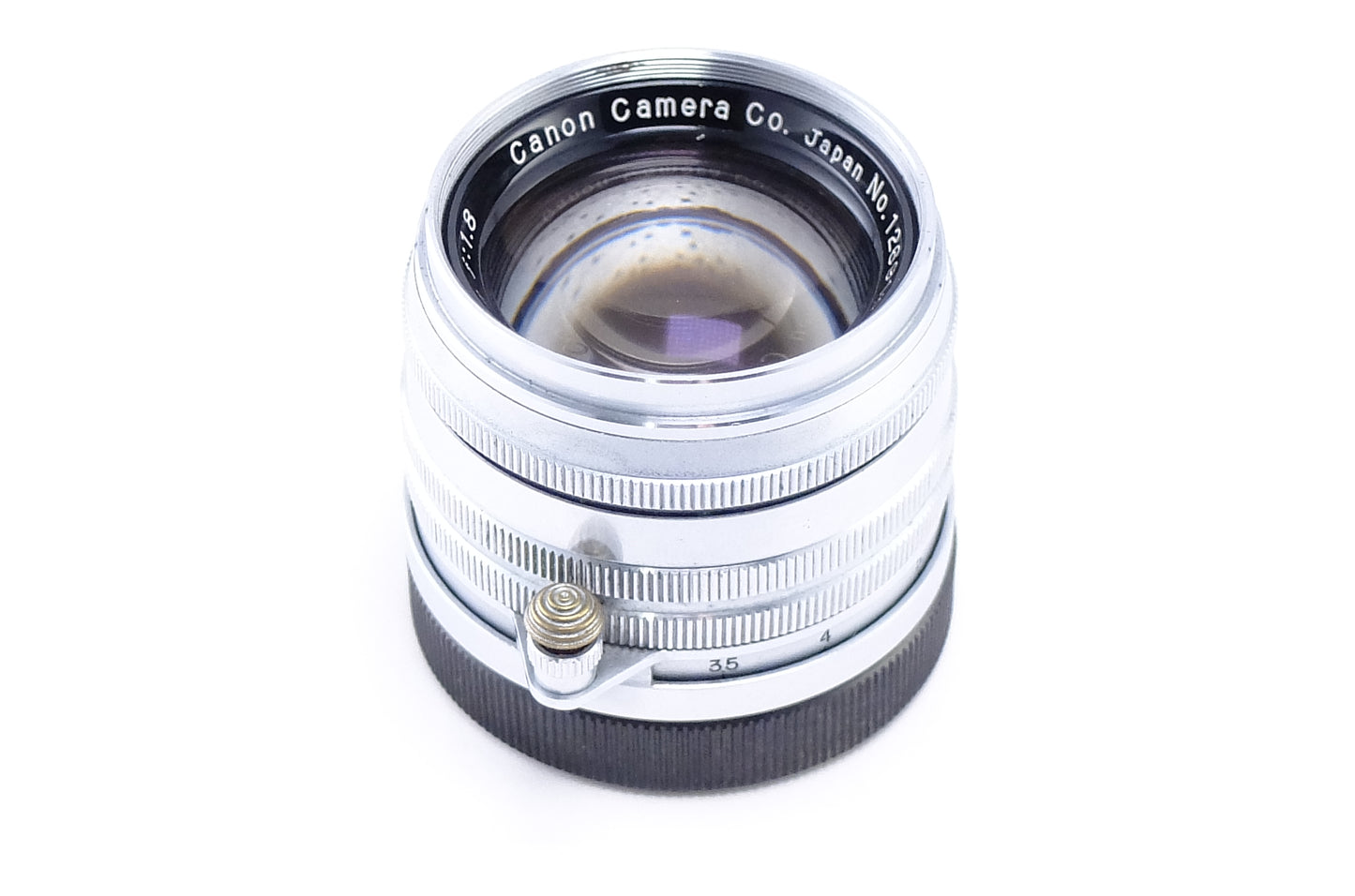 【Canon】 50mm F1.8 銀鏡筒 [L39マウント]