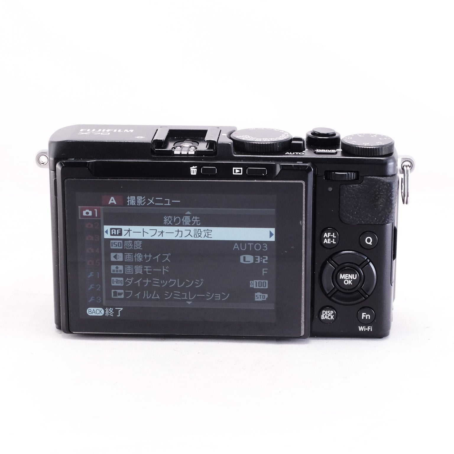 ★極上品★ フジフイルム FUJIFILM X70 ブラック#1675 FUJIFILM X70（Black） – 東京CAMERA
