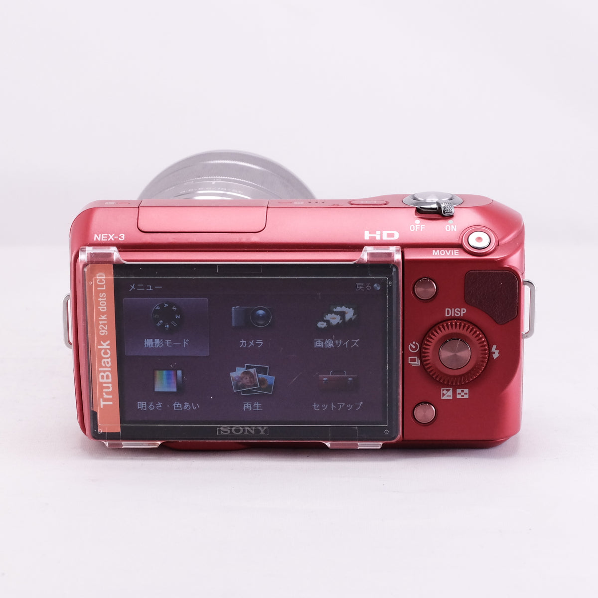 SONY NEX-3 (Red) + E 18-55mm F3.5-5.6 OSS + HVL-F7S