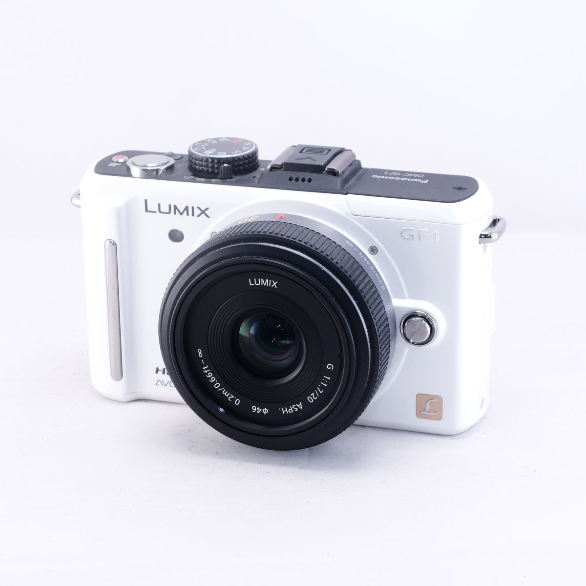 Panasonic LUMIX DMC-GF1 (White) + 20mm F1.7